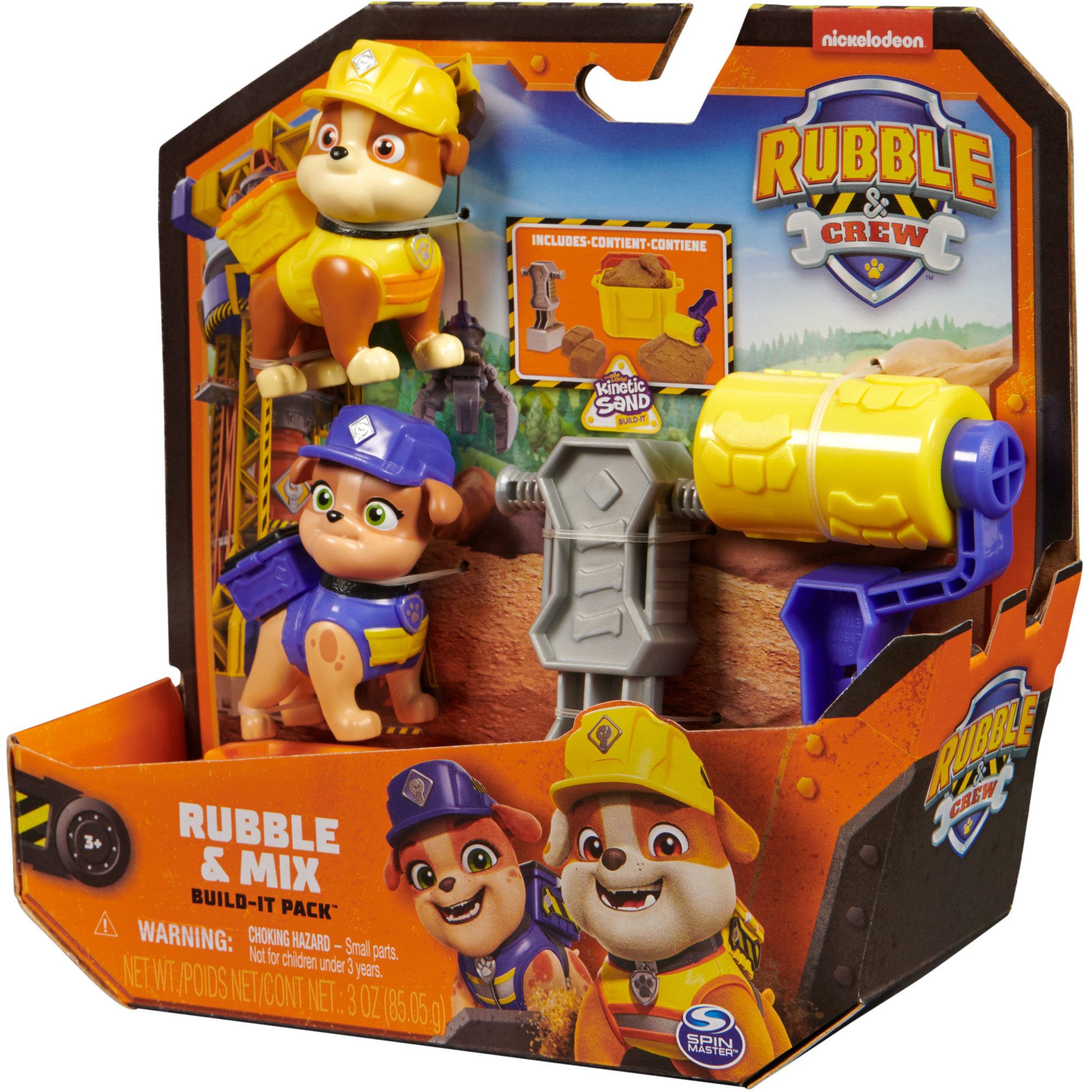 PAW PATROL Spielfigur Spin Master Rubble & Crew - Actionfiguren-Set mit