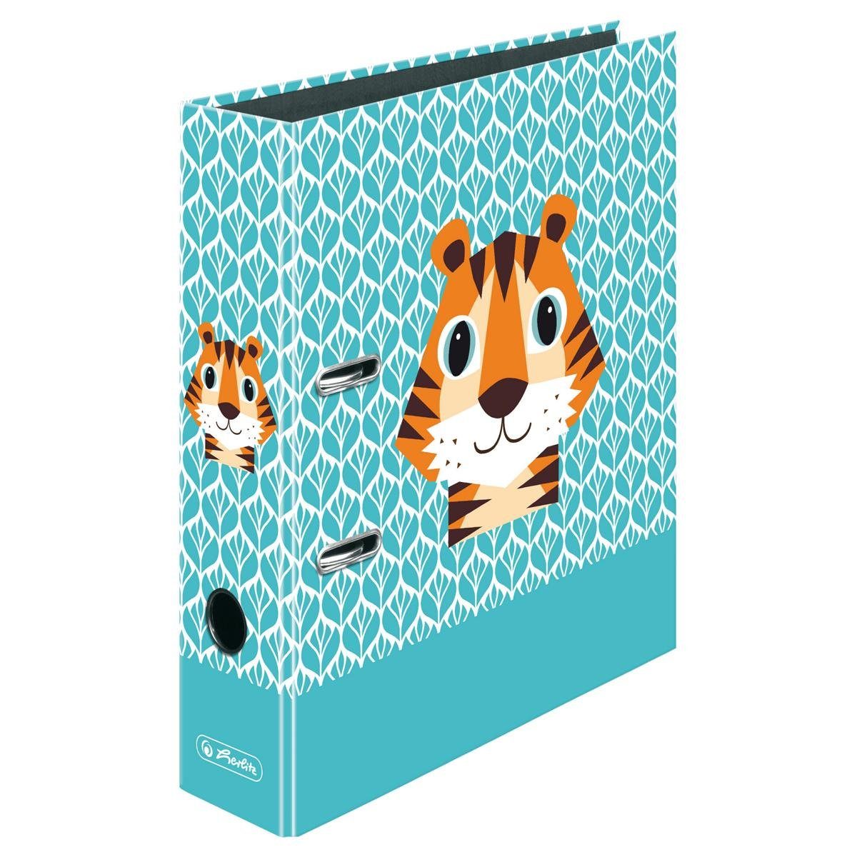 Herlitz Aktenordner Herlitz Motivordner / DIN A4 / 80mm breit / "Tiger"