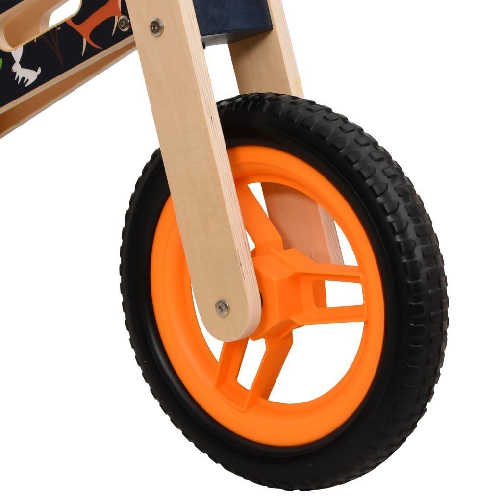 Bedruckt Orange vidaXL Tretfahrzeug für Kinder Laufrad