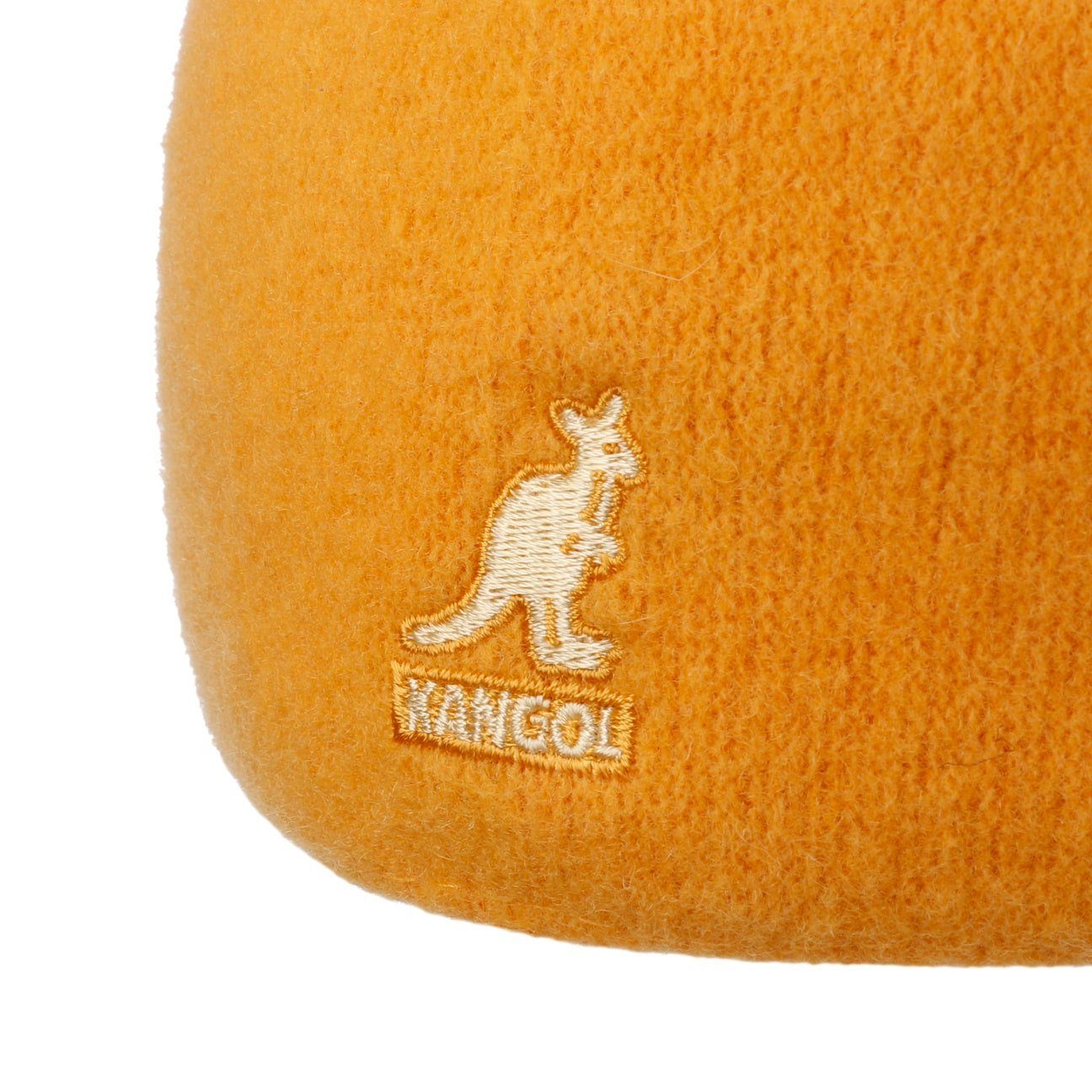 Kangol Flat Cap (1-St) Schirm Schiebermütze mit apricot