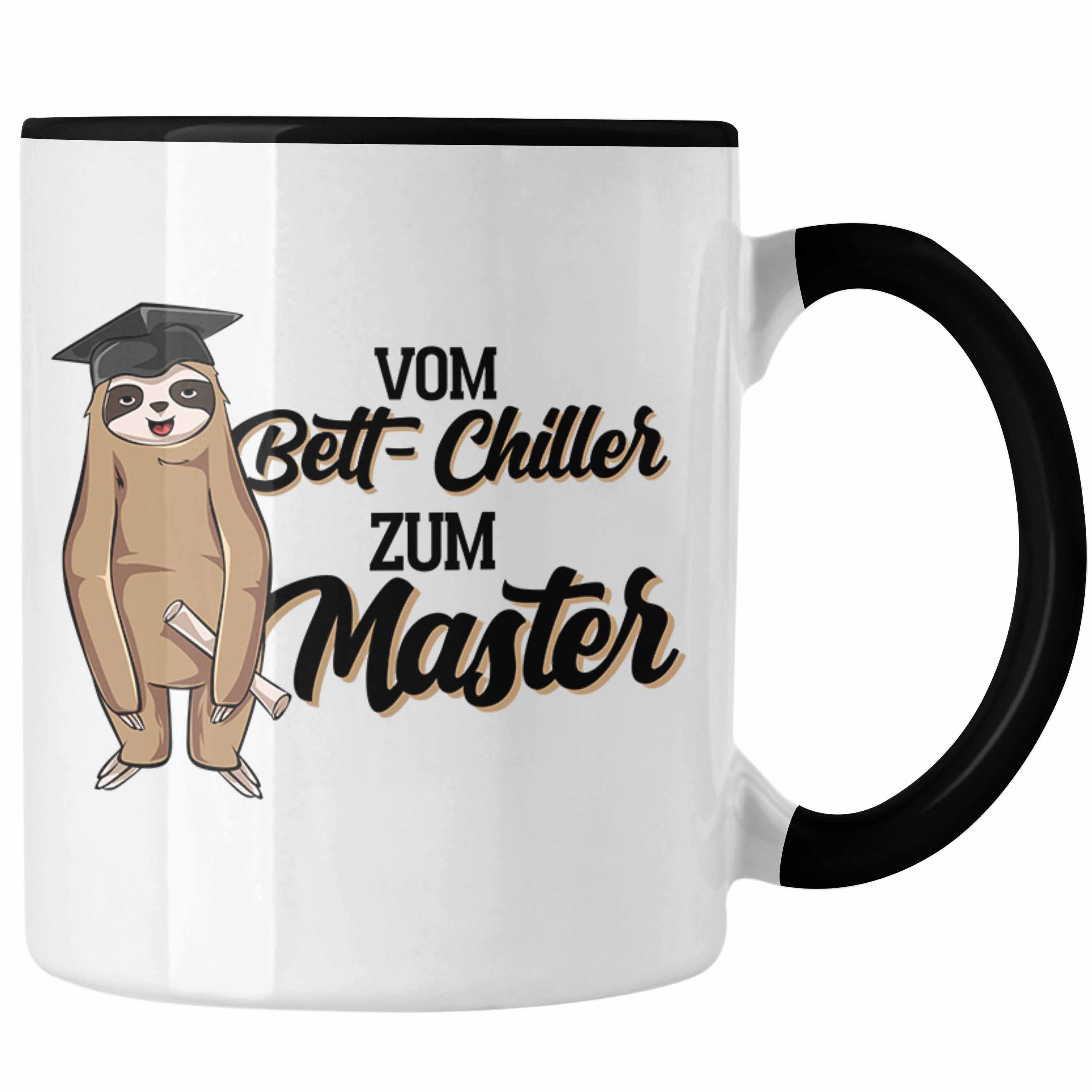 Tasse Abschluss Tasse Master Bett Pr Schwarz Lustige Faultier Zum Trendation Master Chiller Vom