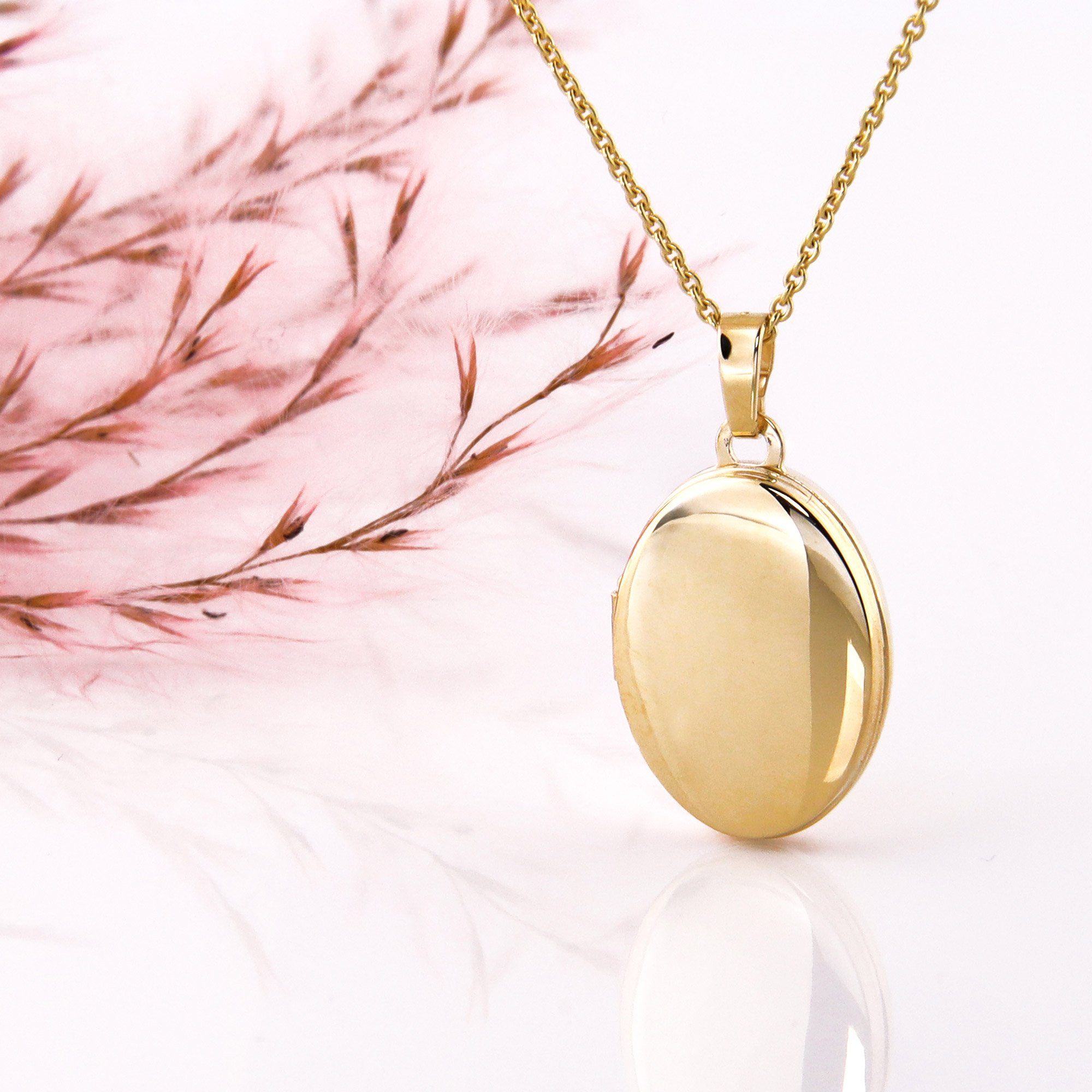 Acalee Kette mit Anhänger Medaillon und Gold 333 / 8K günstig online kaufen