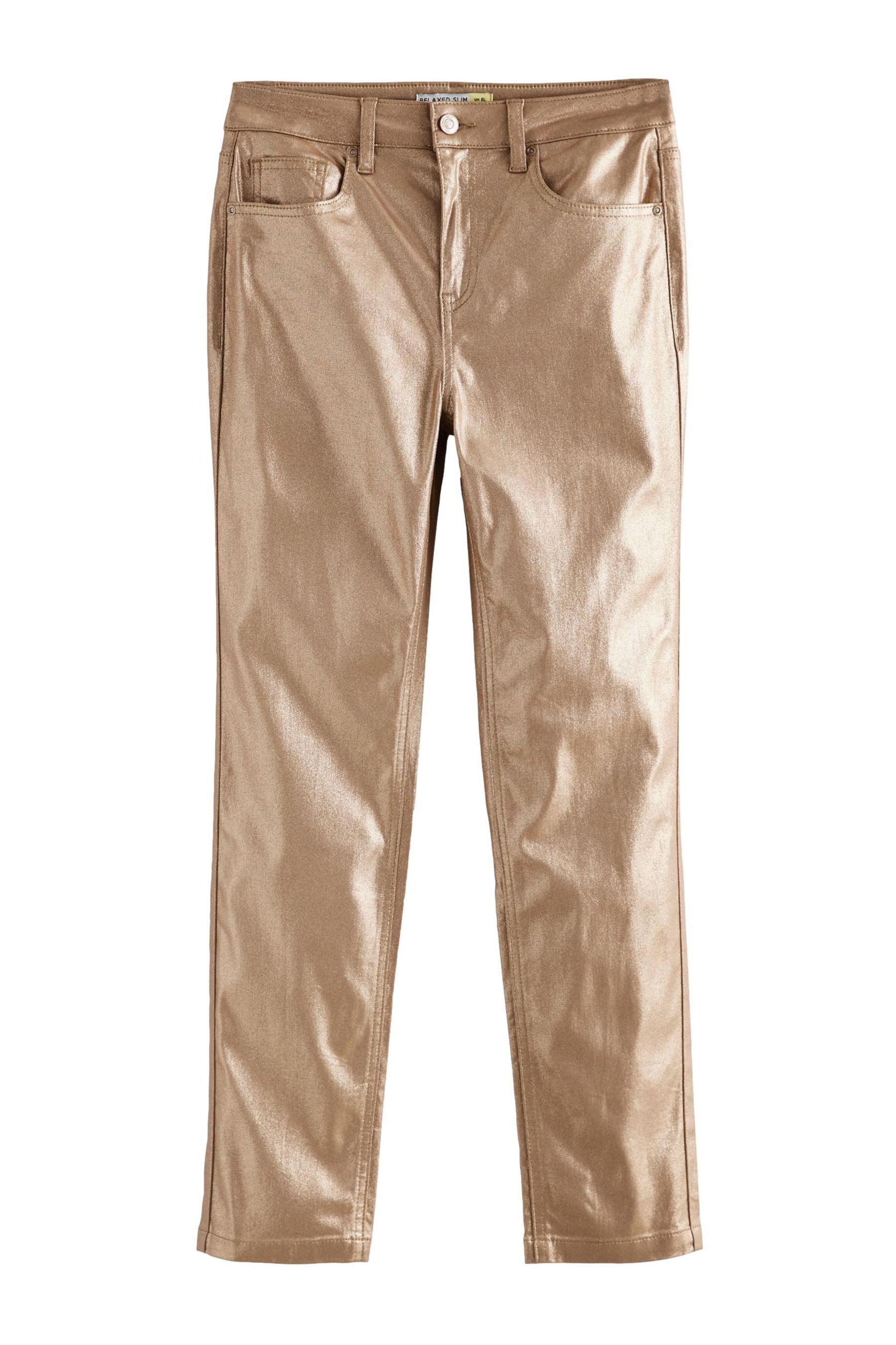 Next Straight-Jeans Relaxed Fit Jeans mit unversäumtem Saum (1-tlg)