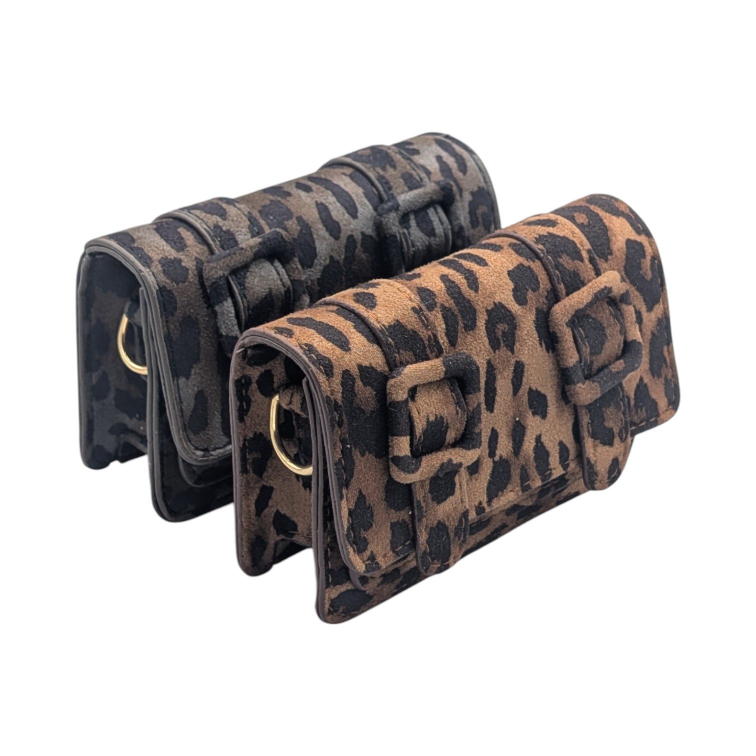 Eyecatcher Handtasche Damen Mini Schultertasche mit Leopardenmuster & Träge günstig online kaufen