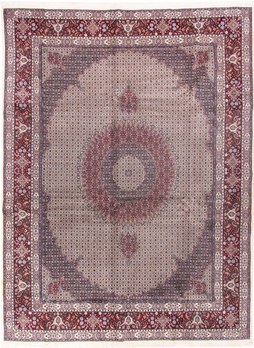 Orientteppich Moud 295x393 Handgeknüpfter / Nain rechteckig, Orientteppich Trading, Höhe: Perserteppich, 12 mm