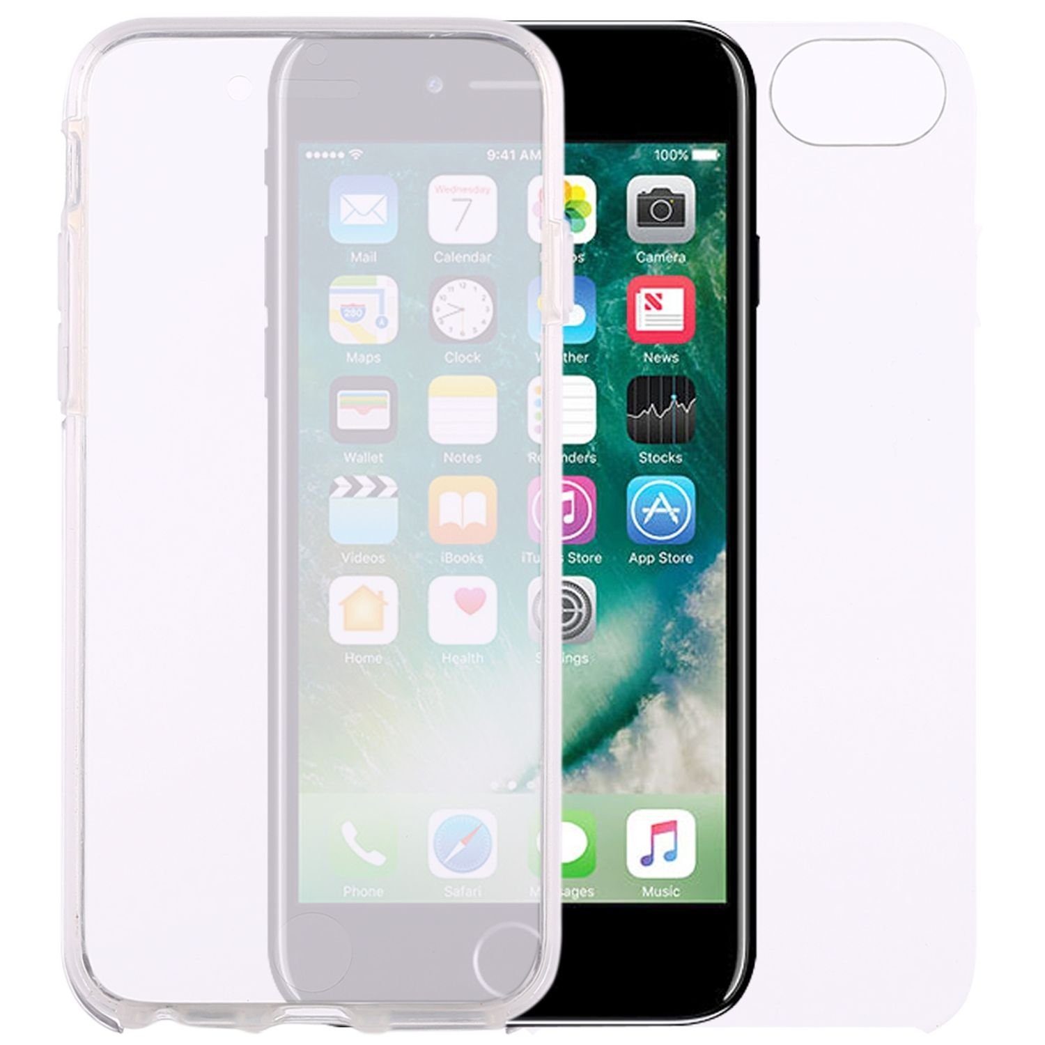 König Design Handyhülle Apple iPhone SE 2020, Apple iPhone SE 2020  Handyhülle Backcover Transparent