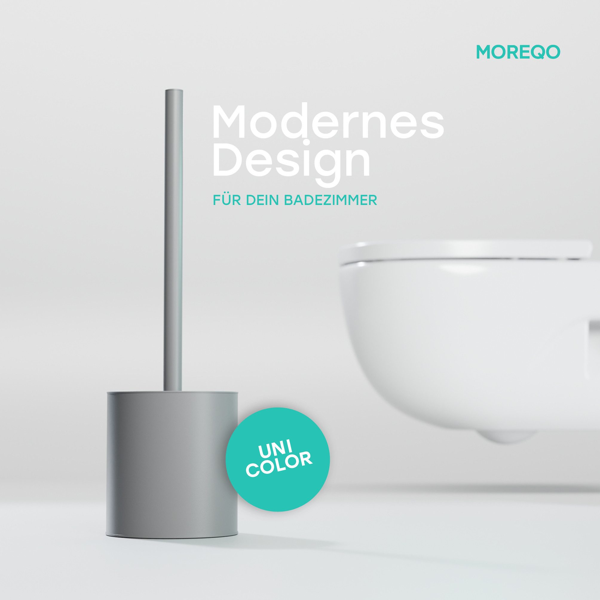 SAVEGA WC-Reinigungsbürste MOREQO - Design Toilettenbürste, Gästewc, Toilette, Badezimmer, (Packung, 2-tlg) – Bild 2 von 5