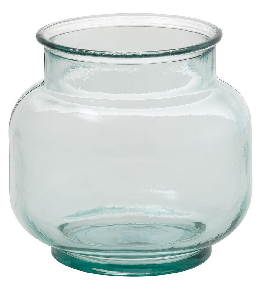andas Tischvase Sjard (1 St), aus recyceltem Glas, Höhe ca. 18 cm, Ø 20 cm
