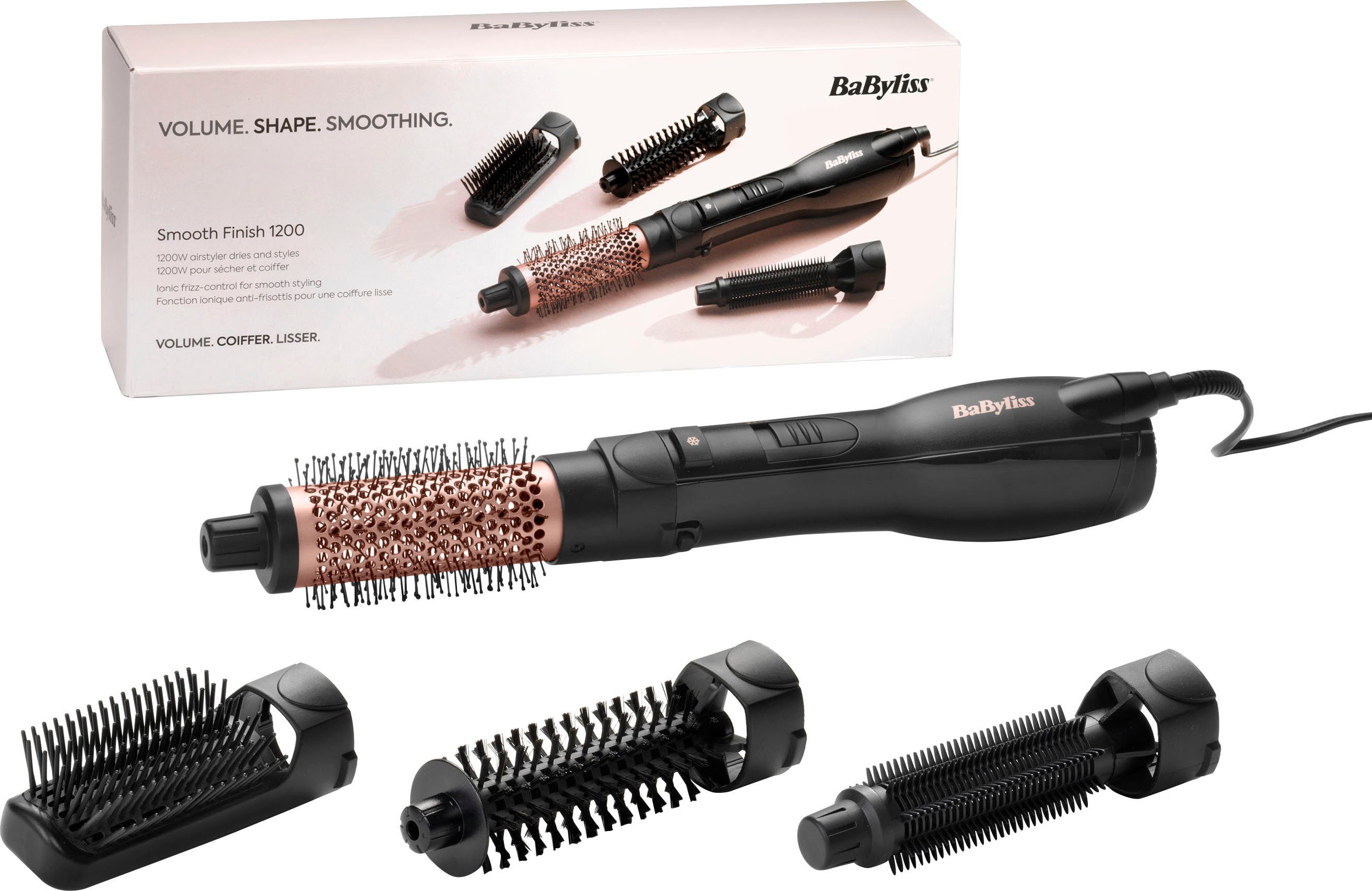 Finish 2100 BaByliss Warmluftbürste Smooth