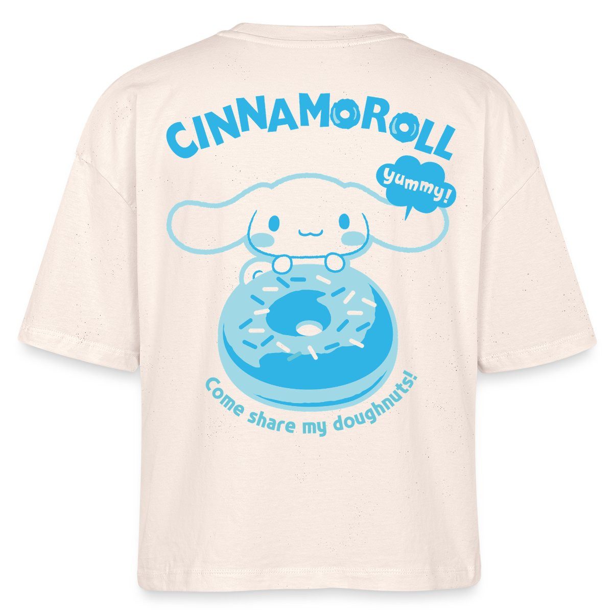 T-Shirt Cinnamoroll Mit Donut Yummy Doughnuts Boxy Shirt Damen