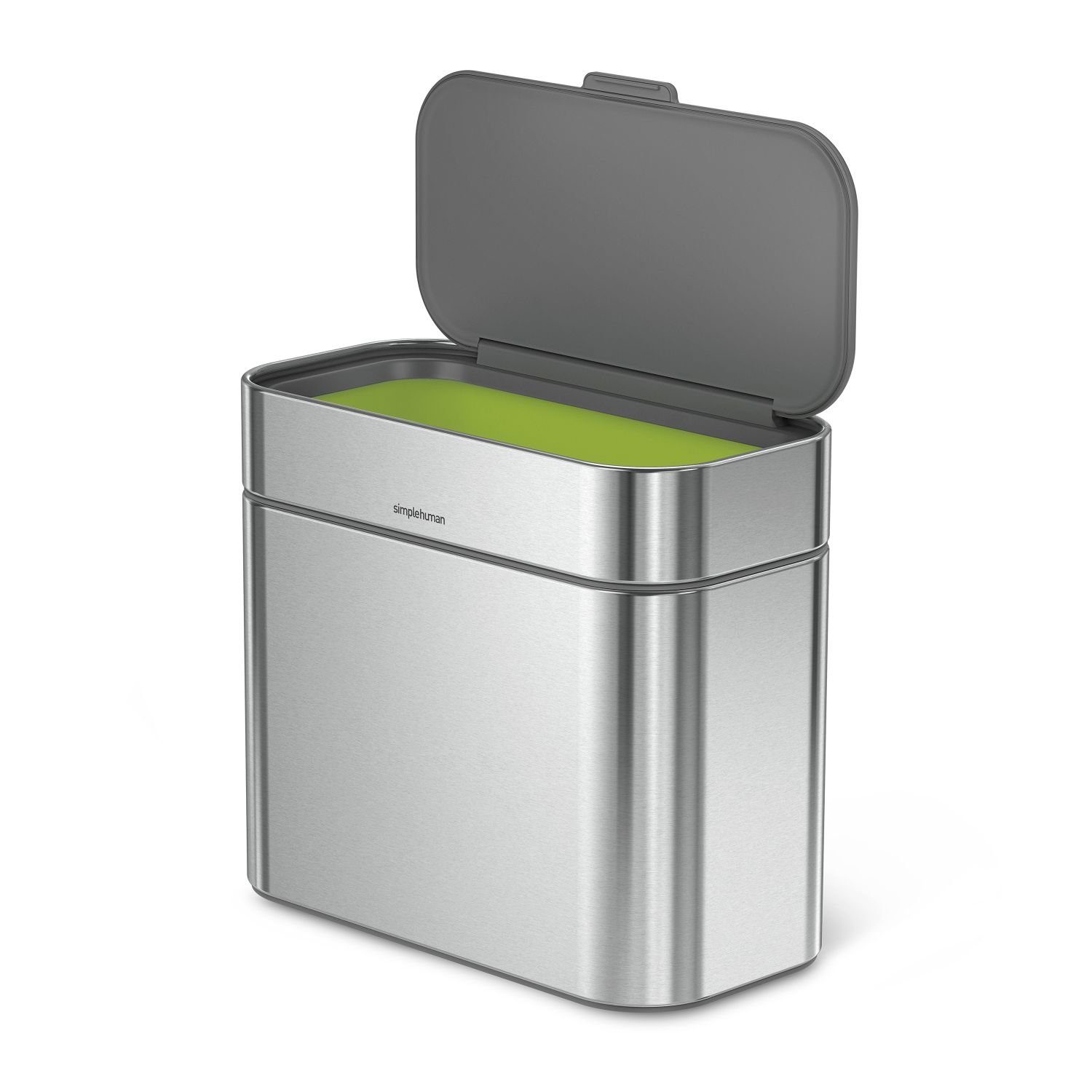 simplehuman Mülleimer Kompost-Caddy 4 l Gebürsteter Edelstahl