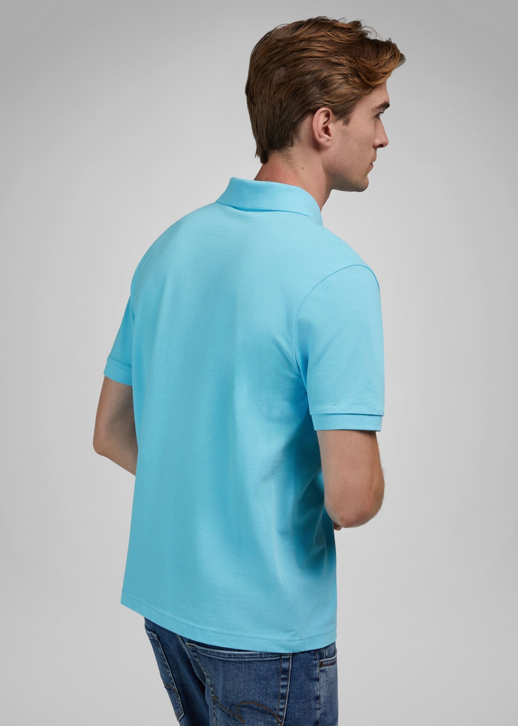 HECHTER PARIS Poloshirt (1-tlg) Aus Baumwolle gefertigt