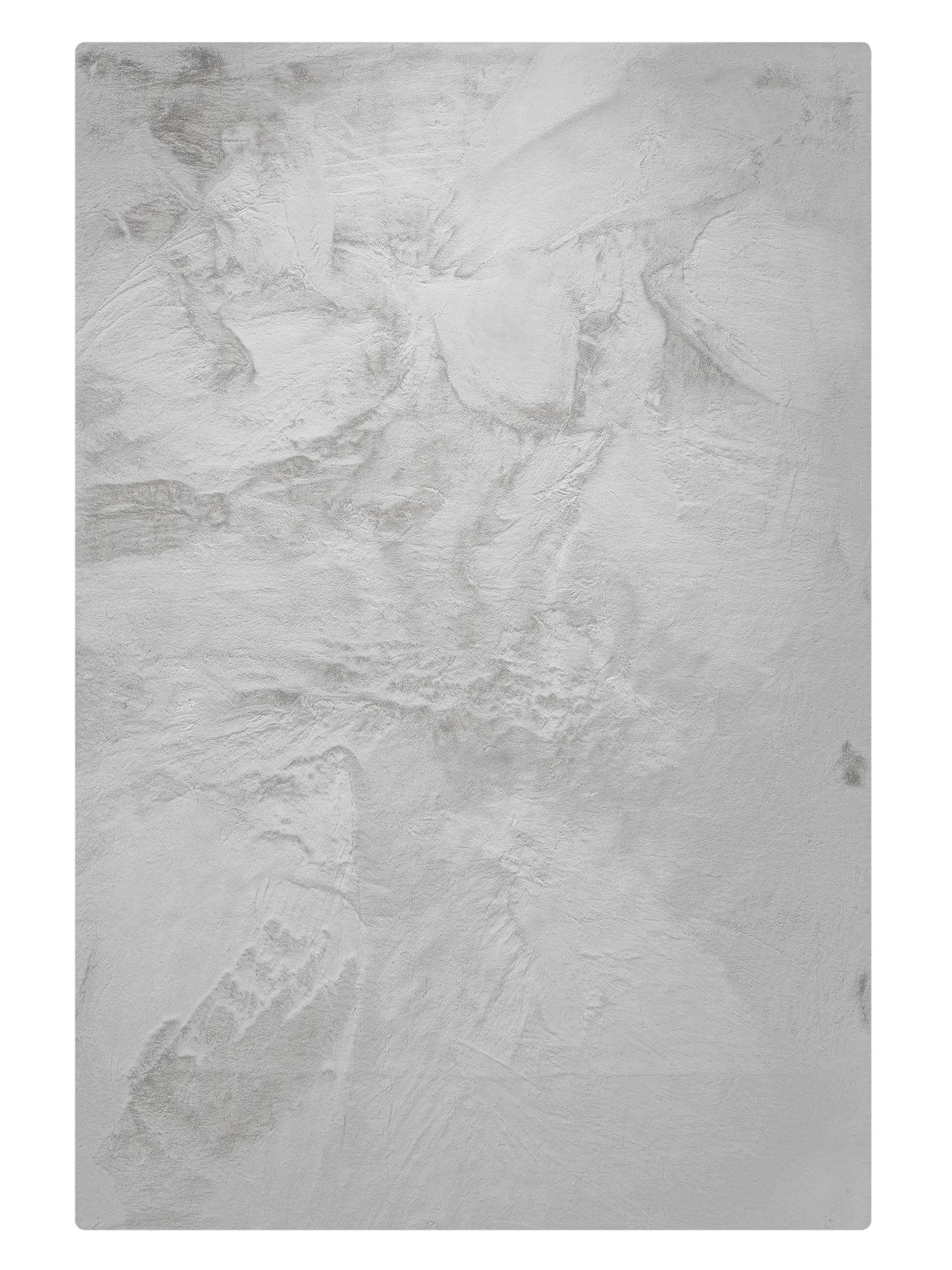 benuta Fellteppich Dave, rechteckig, Höhe: 21 mm, Teppich Wohnzimmer, Schlafzimmer, Esszimmer, Flur, Kunstfaser, Cozy