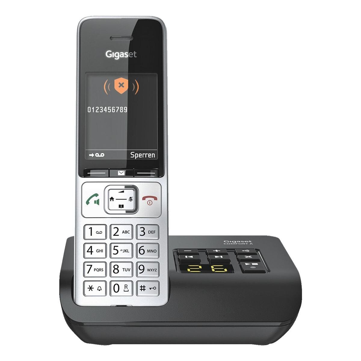 Gigaset COMFORT 500A Schnurloses DECT-Telefon (Mobilteile: 1, mit integriertem AB)