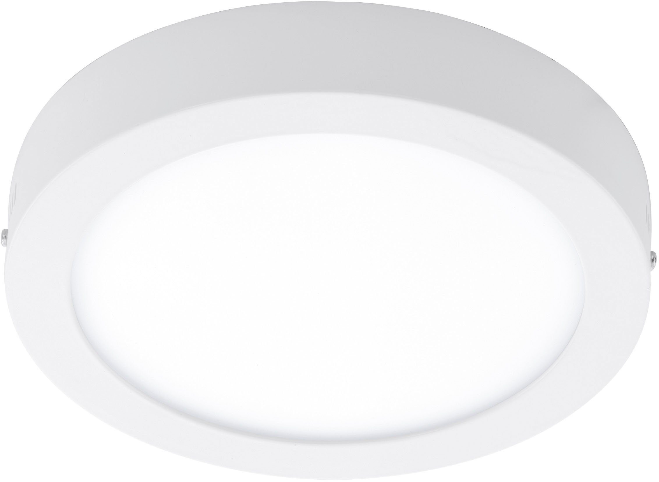 EGLO Aufbauleuchte Neutralweiß, Tageslichtweiß, Kaltweiß, fest mehrere Weißtöne LED integriert, und Ø30cm, Home Farben Deckenlampe dimmbar, Warmweiß, einstellbar Smart Dimmfunktion, Helligkeitsstufen, FUEVA-C, Farbwechsel