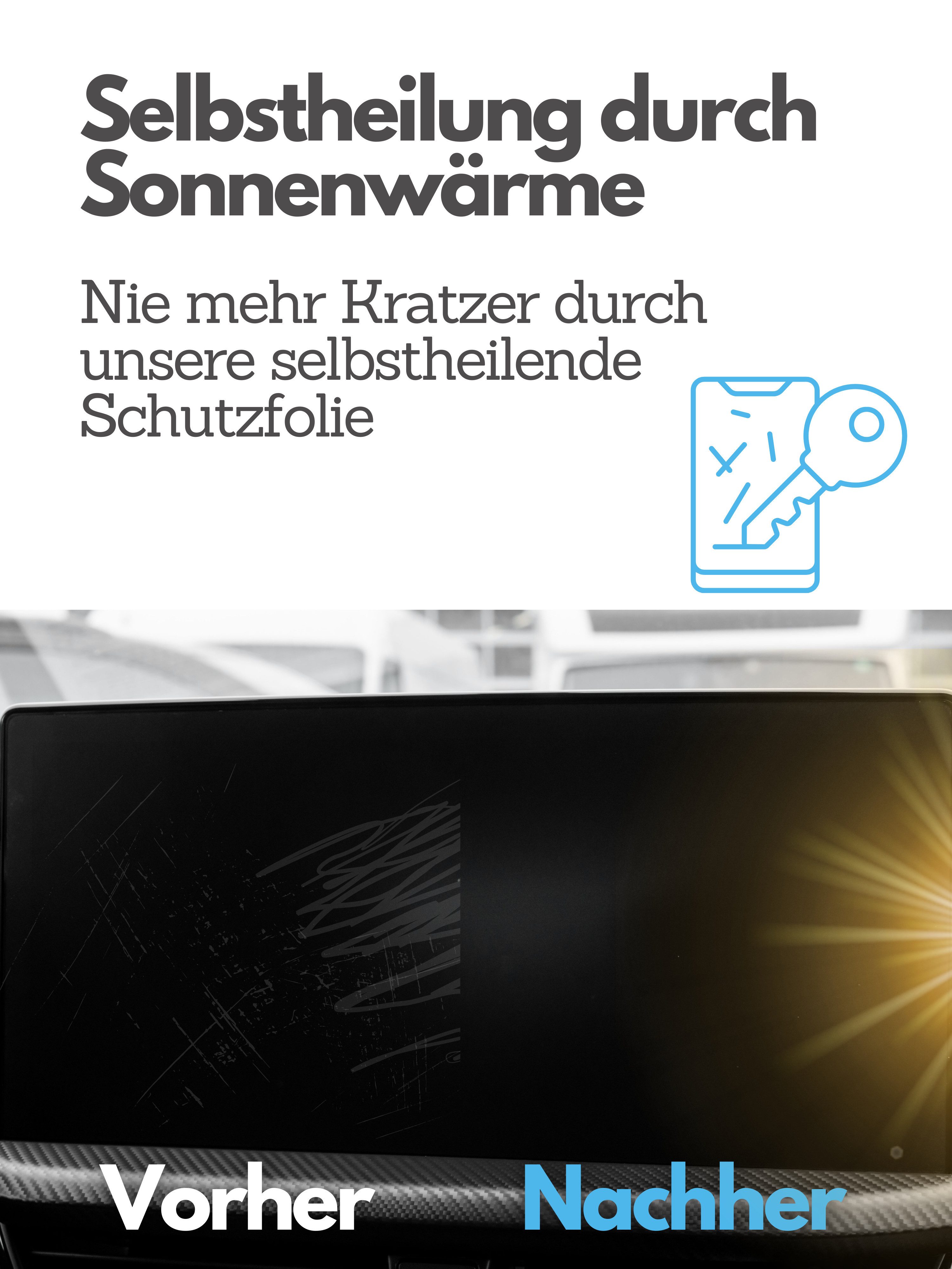 DISSKIN Displayschutzfolie DISSKIN Displayschutzfolie für Ford Kuga MK4 SYNC4 für Ford Kuga MK4 SYNC4 Display, 1 Stück, Anti-Fingerabdruck