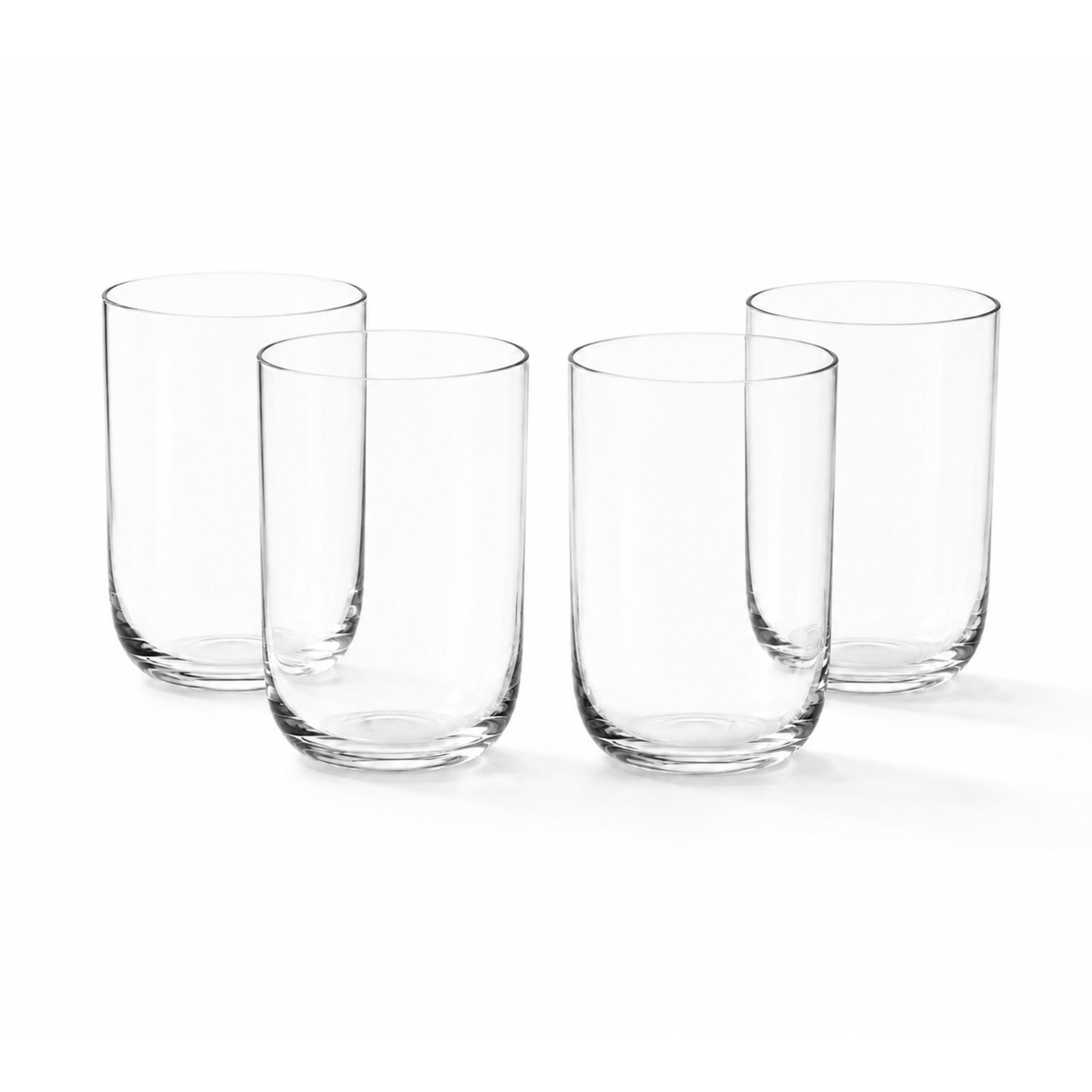 Zoha Glas Trinkgläser Set, Wasserglas BPA-frei, Wasser & Saft, spülmaschinenfest, 12-tlg., 4-teilig, 8-teilig, 12-teilig