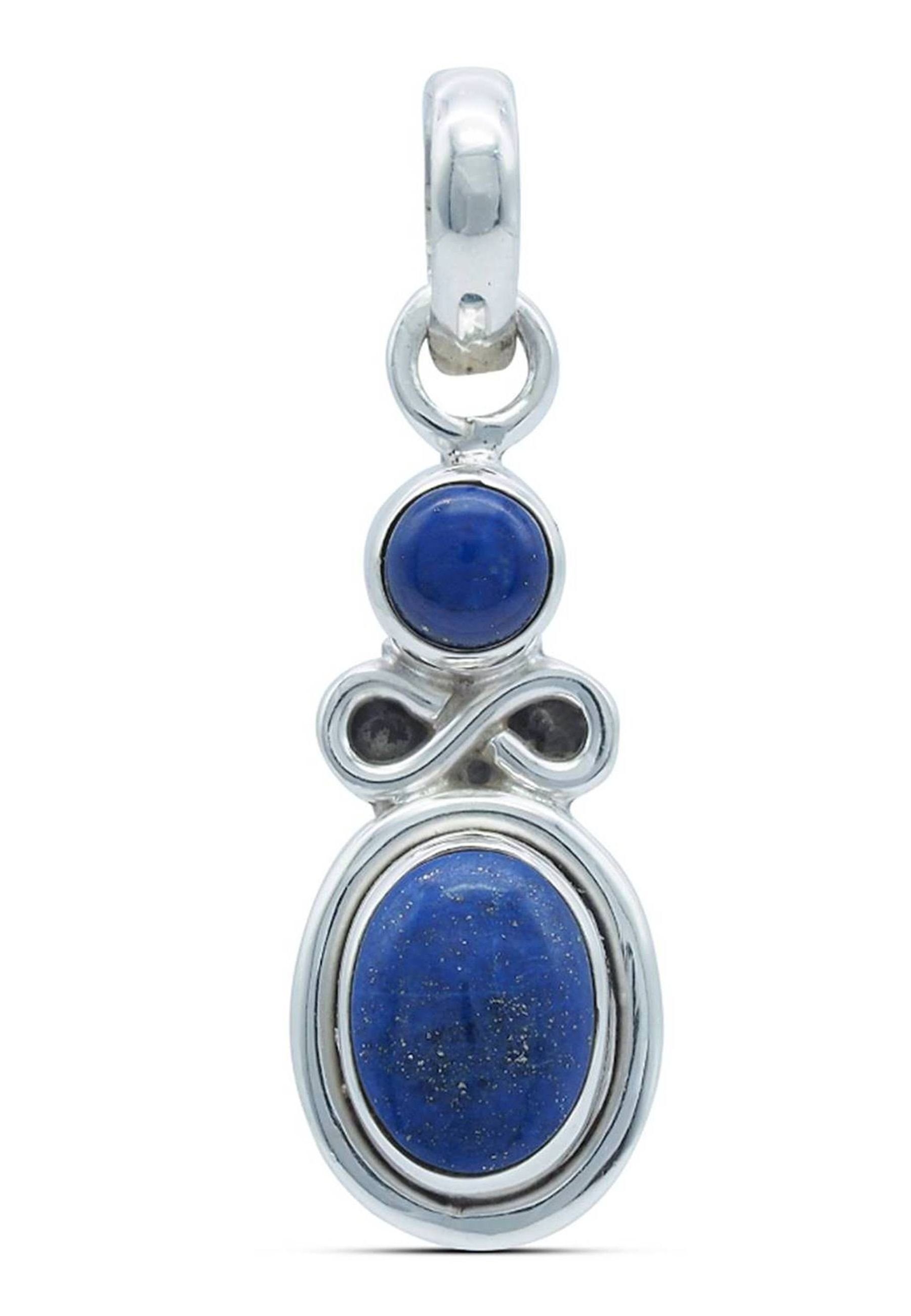 mantraroma Kettenanhänger Silber 925er mit Lazuli Lapis