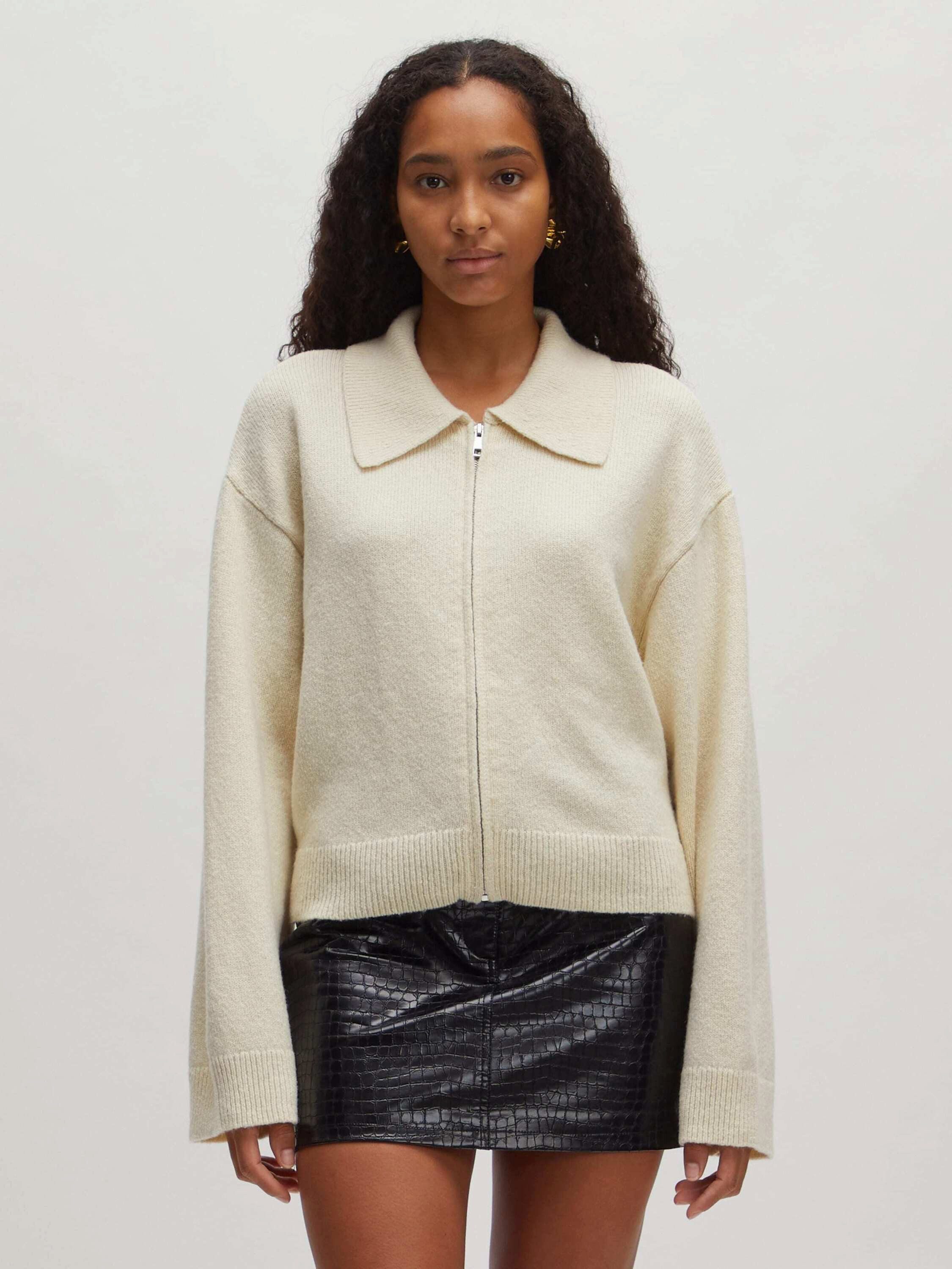 EDITED Strickjacke Edda (1-tlg) Plain/ohne Details günstig online kaufen