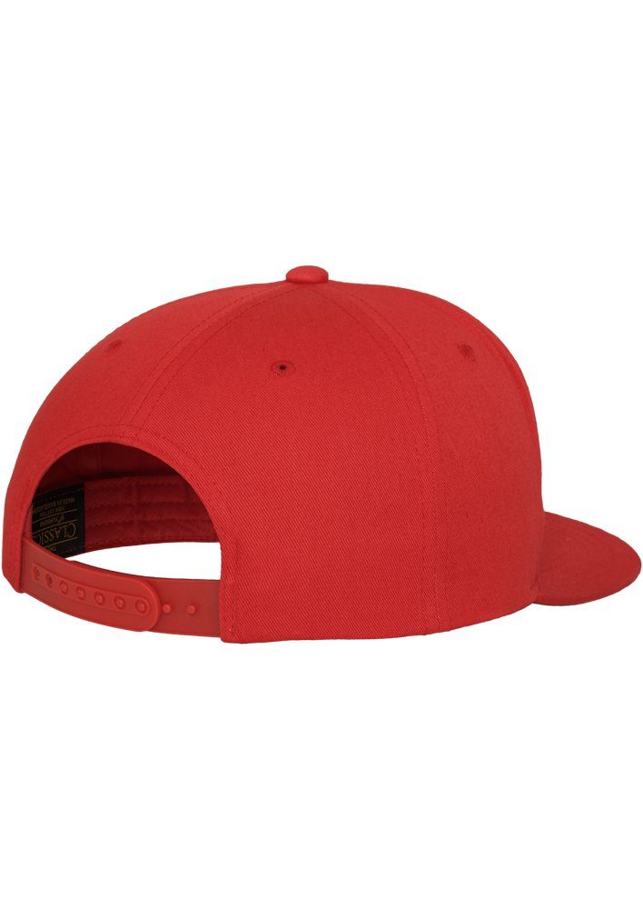 5 Classic RED Panel Flex Cap Flexfit Snapback 6007 Flexfit