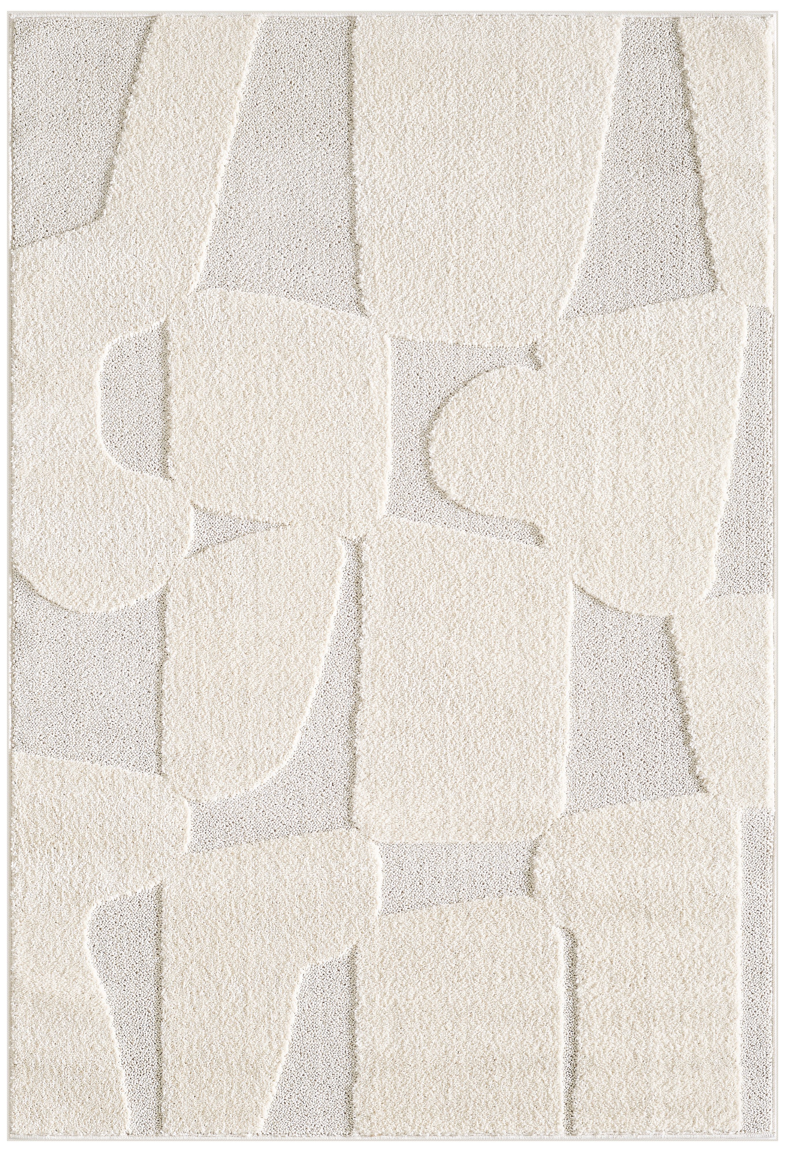 Tapiso Schlingenteppich RELIEVO, rechteckig, Höhe: 16 mm, Wohnzimmer Flur 3D-Struktur Schlingenflor fußbodenheizungsgeeignet