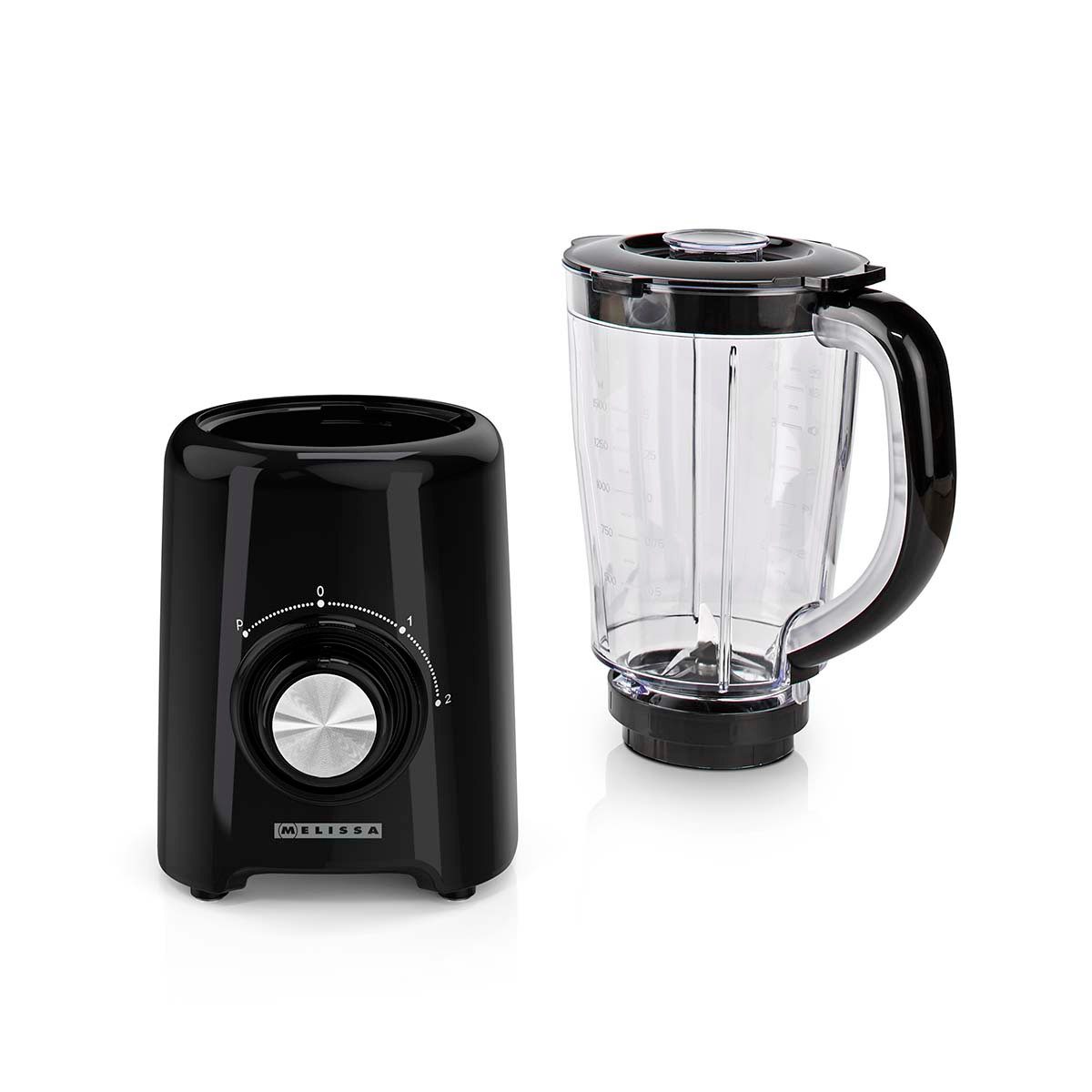 MELISSA Standmixer 16180134, 800 W, Edelstahlklingen, 2 Geschwindigkeiten, für Smoothies & Suppen