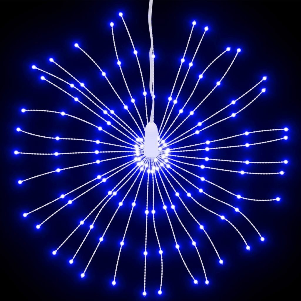 LEDs Weihnachtsbeleuchtung Feuerwerk cm (1-tlg) 140 17 Christbaumschmuck vidaXL Blau
