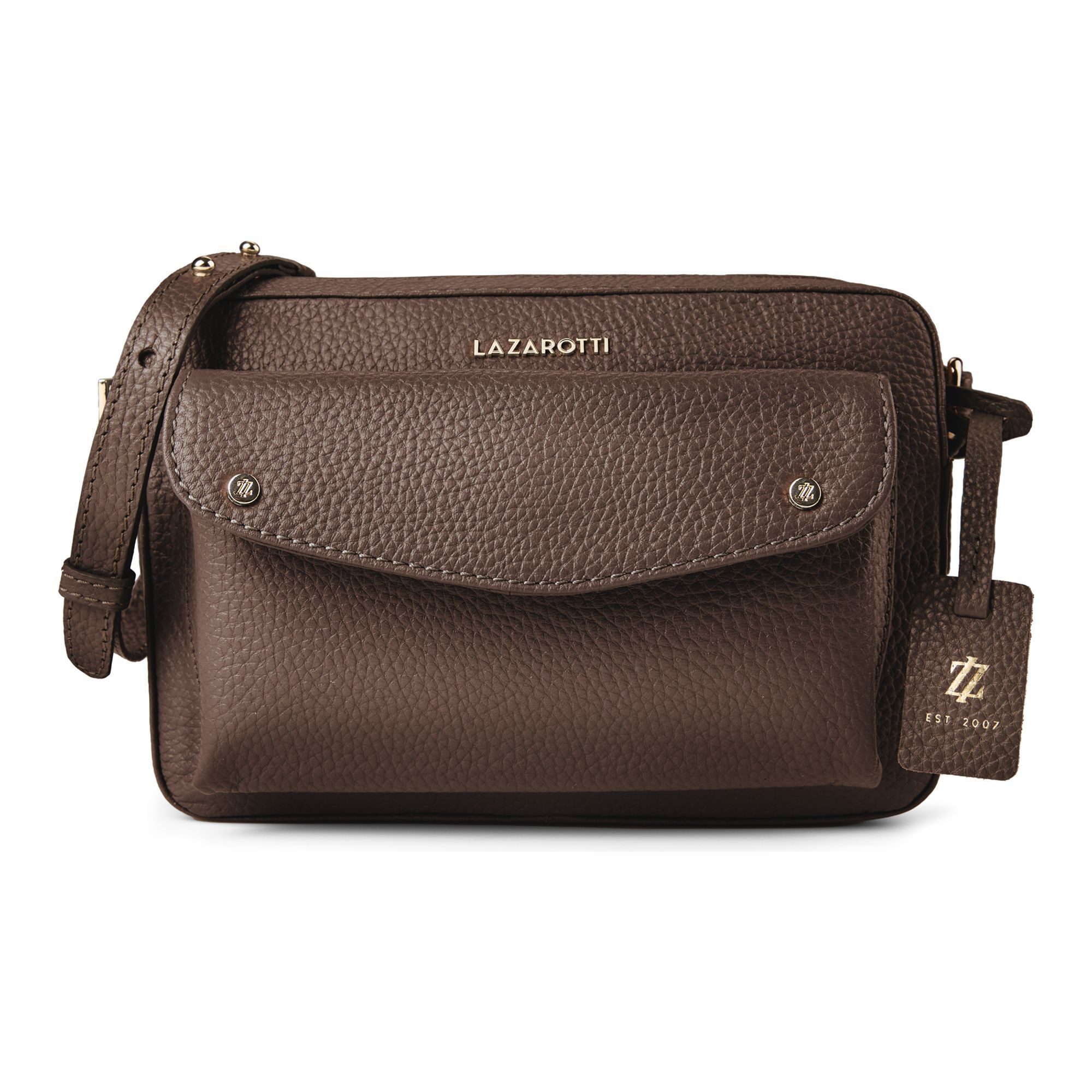 Lazarotti Umhängetasche Bologna Leather, Leder