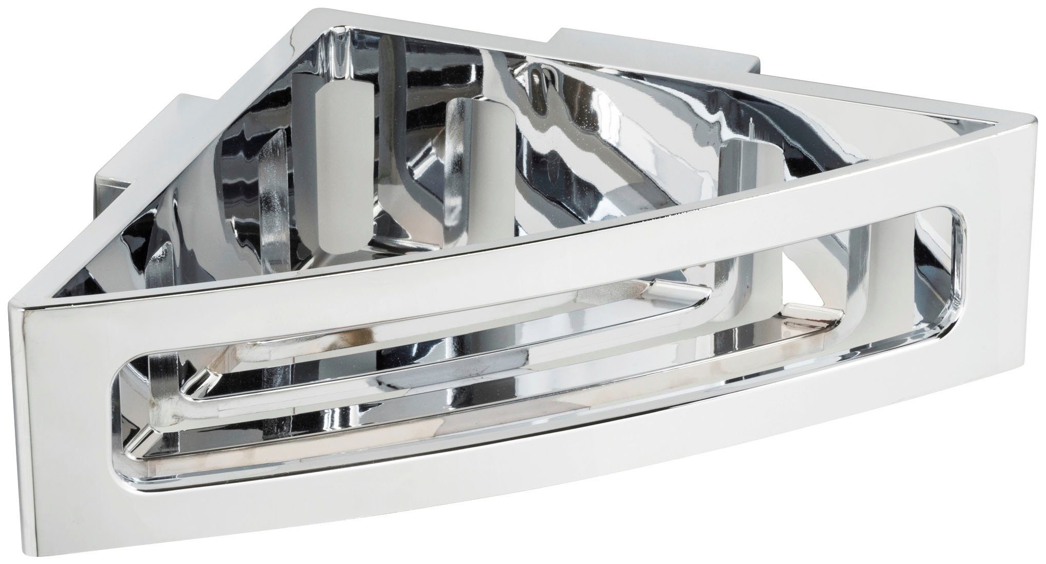 WENKO Badorganizer Turbo-Loc® Eckablage Bralia, Befestigen ohne Bohren