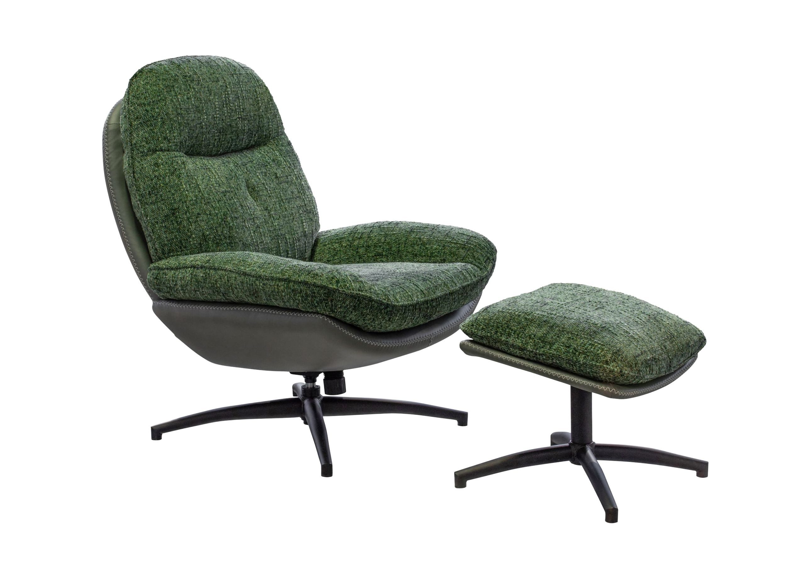 LC Home Relaxsessel LC Home Drehsessel inkl.Hocker Rockdale mit Karosteppun günstig online kaufen