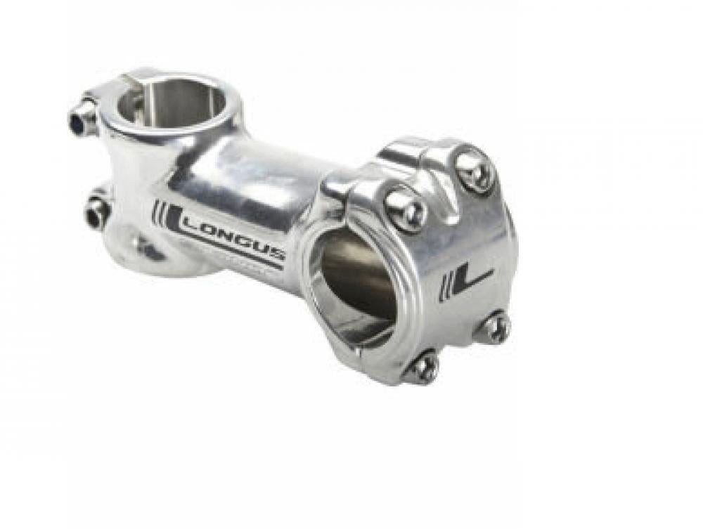 LONGUS Fahrradlenker Longus Vorbau MTB/Road Target OS silber 105 mm 1 1/8" 31,8 mm 7°