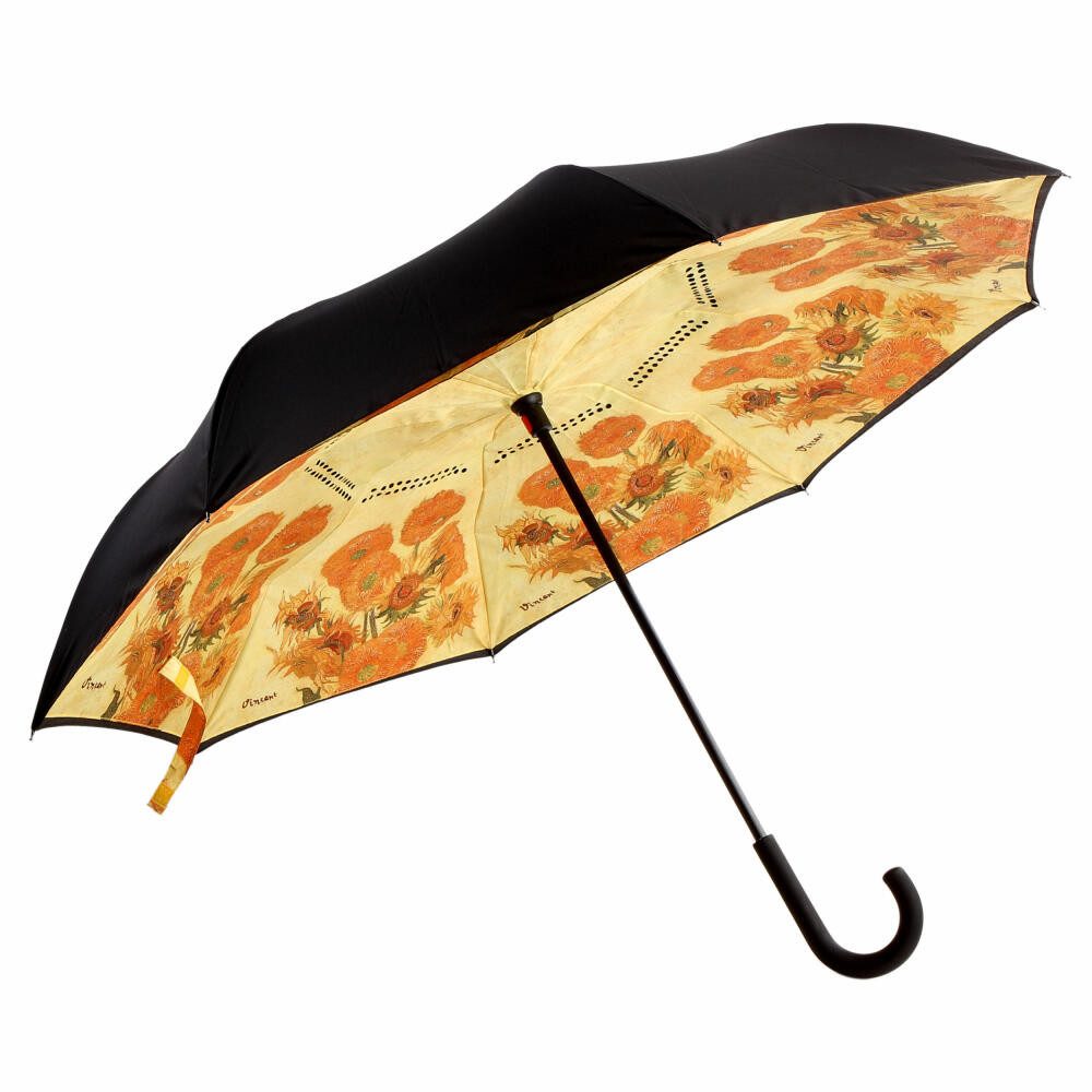 Goebel Upside Down Regenschirm Goebel Upside-Down Schirm Vincent van Gogh - Sonnenblumen, Polyester