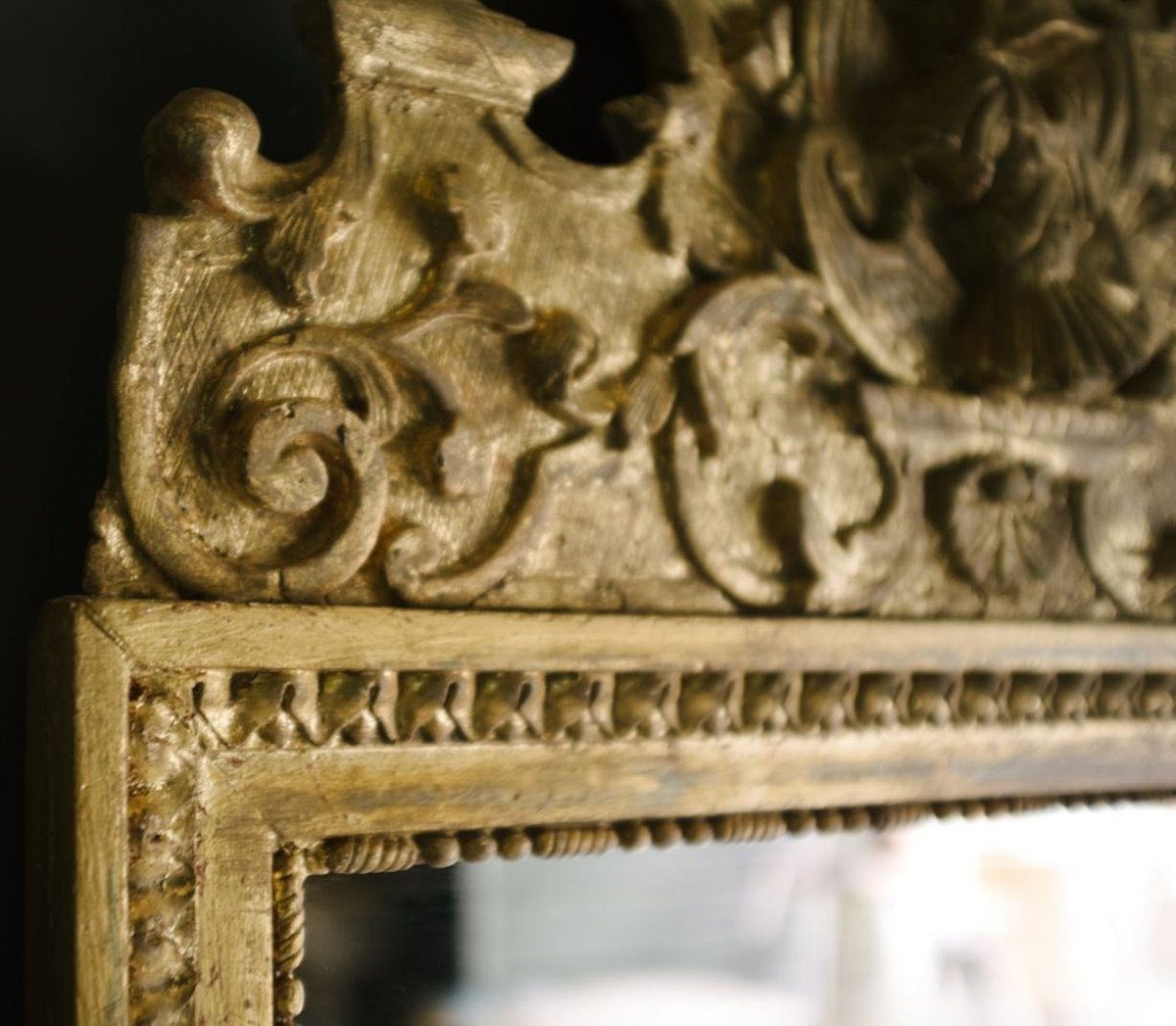 H. Prunkvoller x Barock Barockspiegel 58 cm - Verzierungen Gold wunderschönen Padrino Wandspiegel mit Casa Spiegel 180