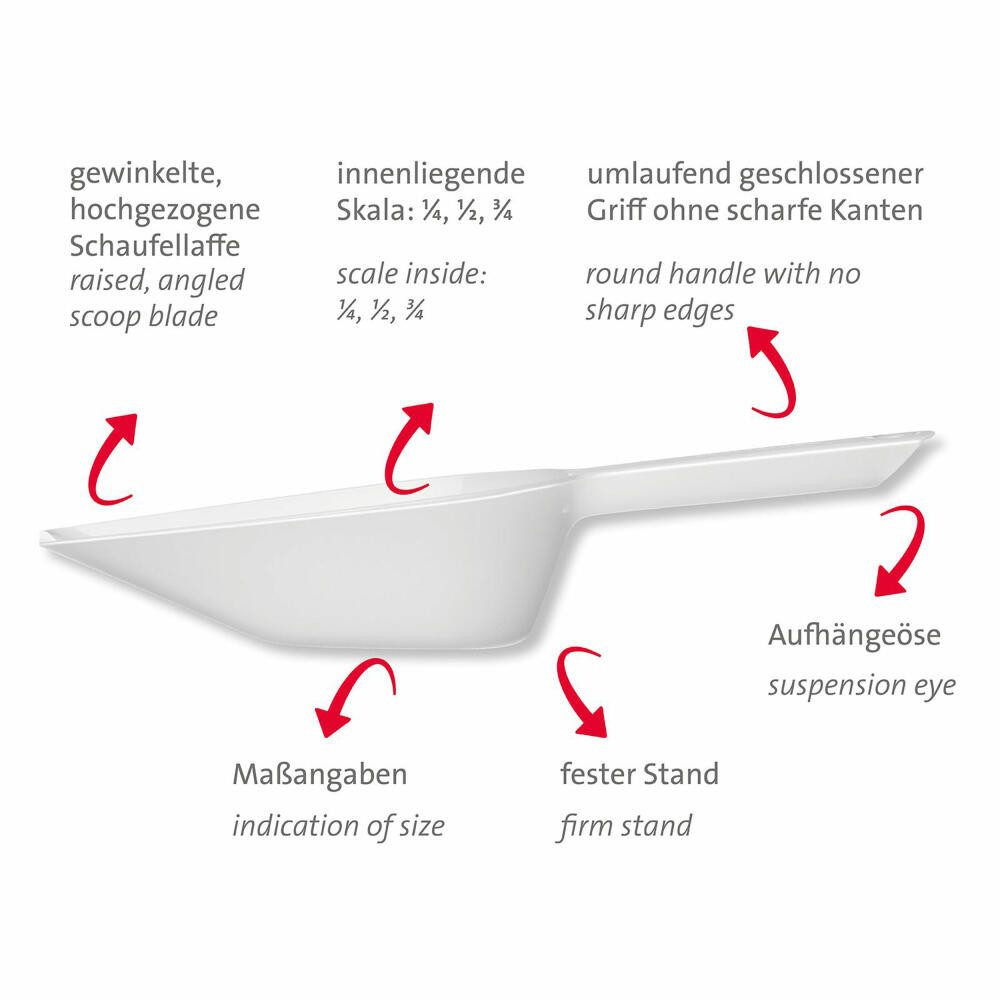 WESTMARK Küchenschaufel Kunststoffschaufel »Halvar« 800 ml, BPA-frei