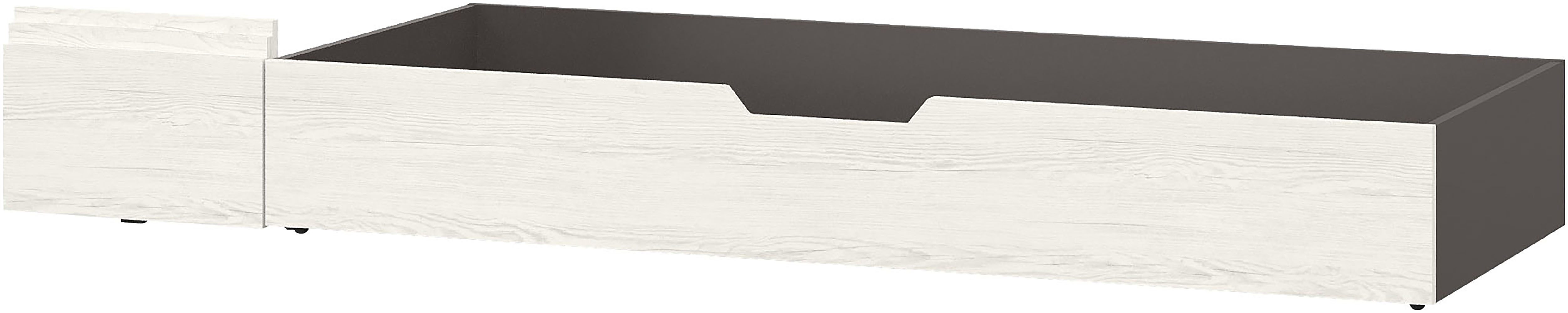set one by Musterring Stauraumbett York Schlafen (1-tlg), Bettkasten für viel Stauraum, B 65 x T 200 cm, zwei Farbvarianten