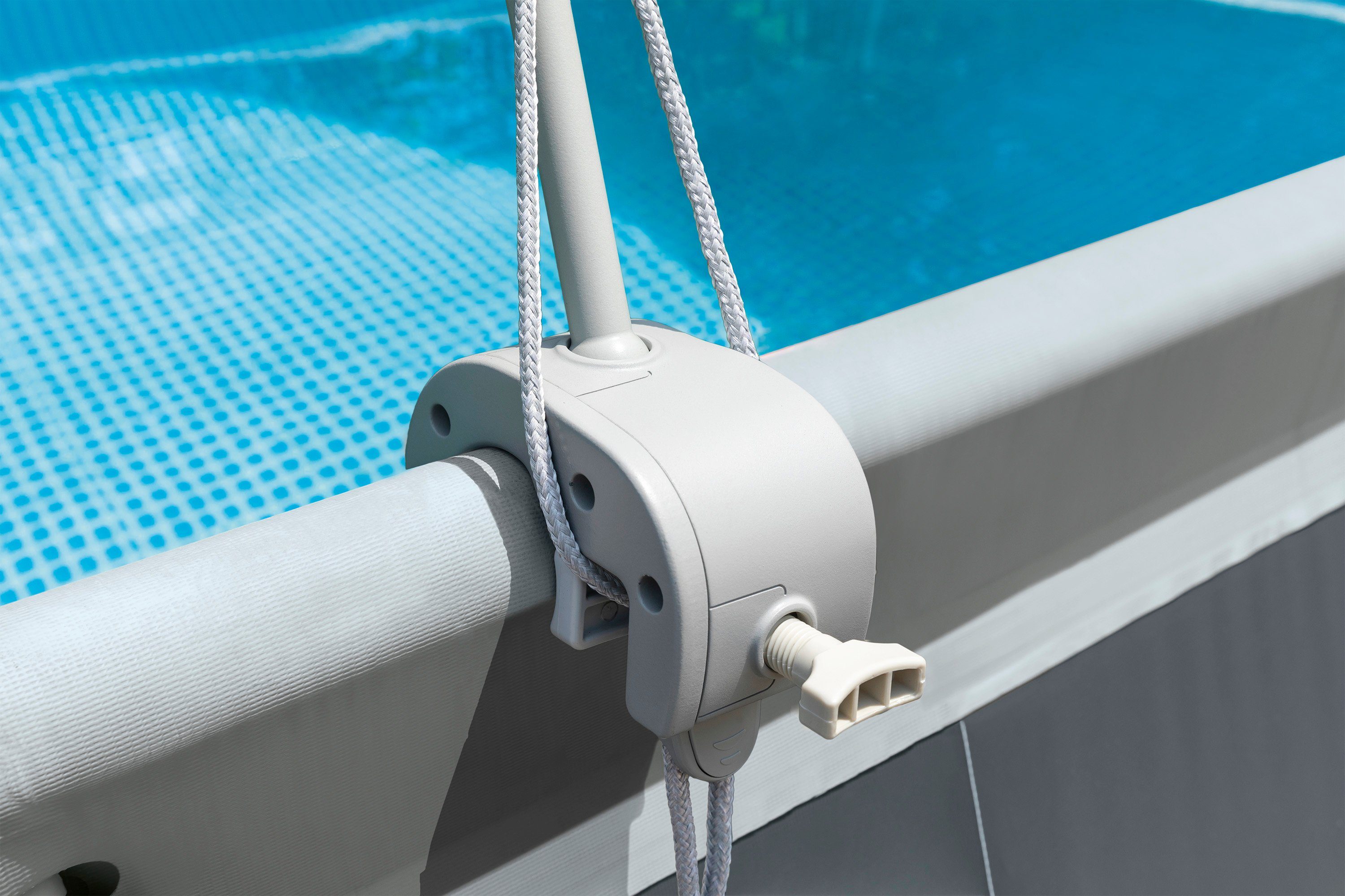 Intex Poolverdeck Sonnendach, für Stahlrohrbecken