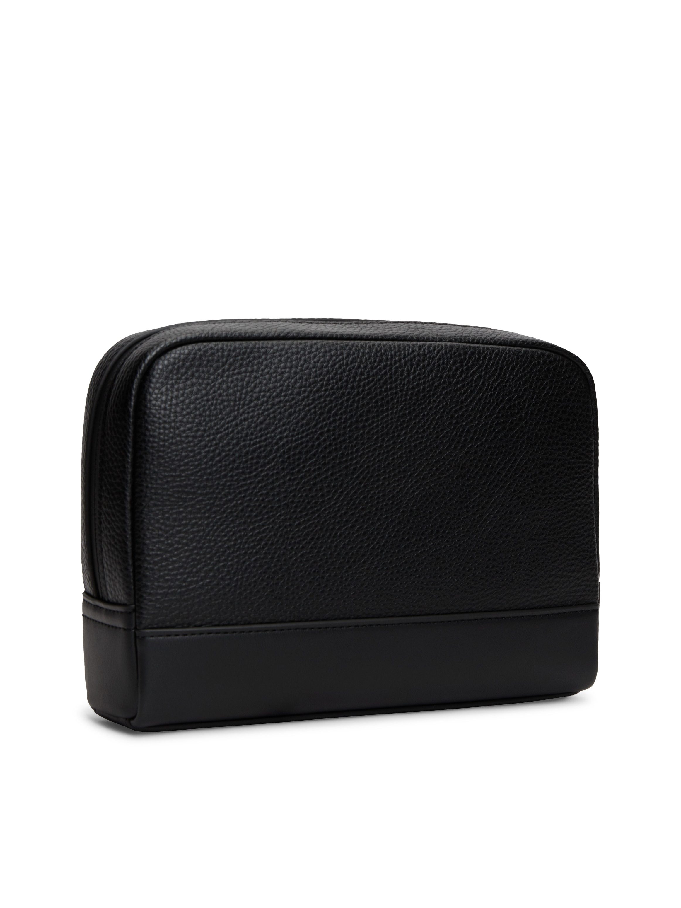 Tommy Hilfiger Kulturbeutel TH CENTRAL POUCH, Unisex Waschbeutel, Kulturtasche mit Logoschriftzug