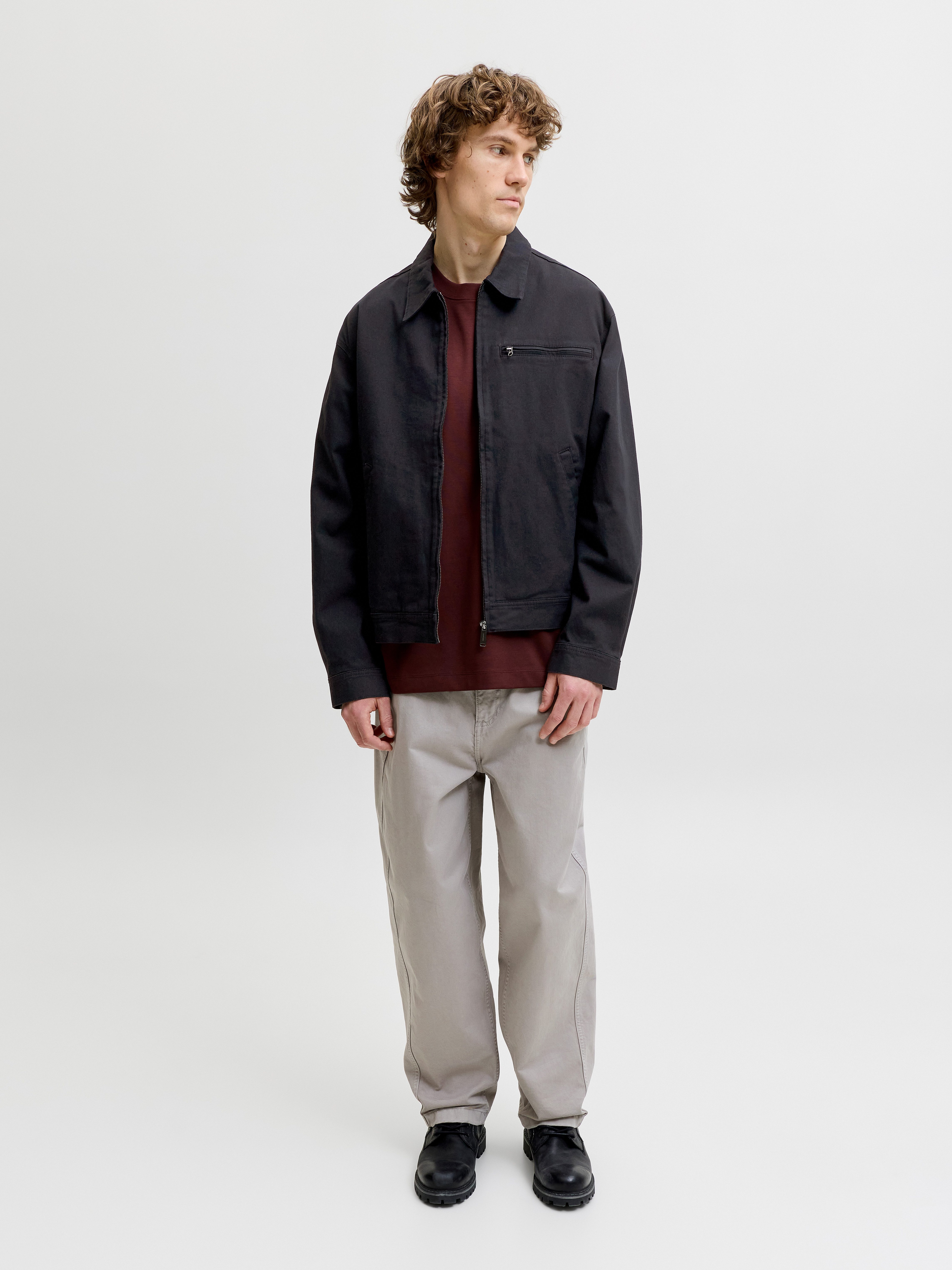 Jack & Jones Kurzjacke JJETEO WORKER JACKET NOOS Baumwolle – Bild 5 von 5