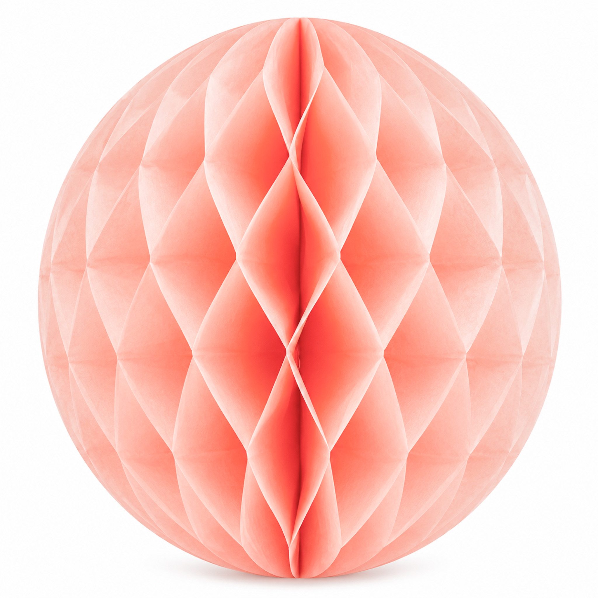 Creativery Wabenball, Wabenball 20cm Papier 1 Stück Apricot