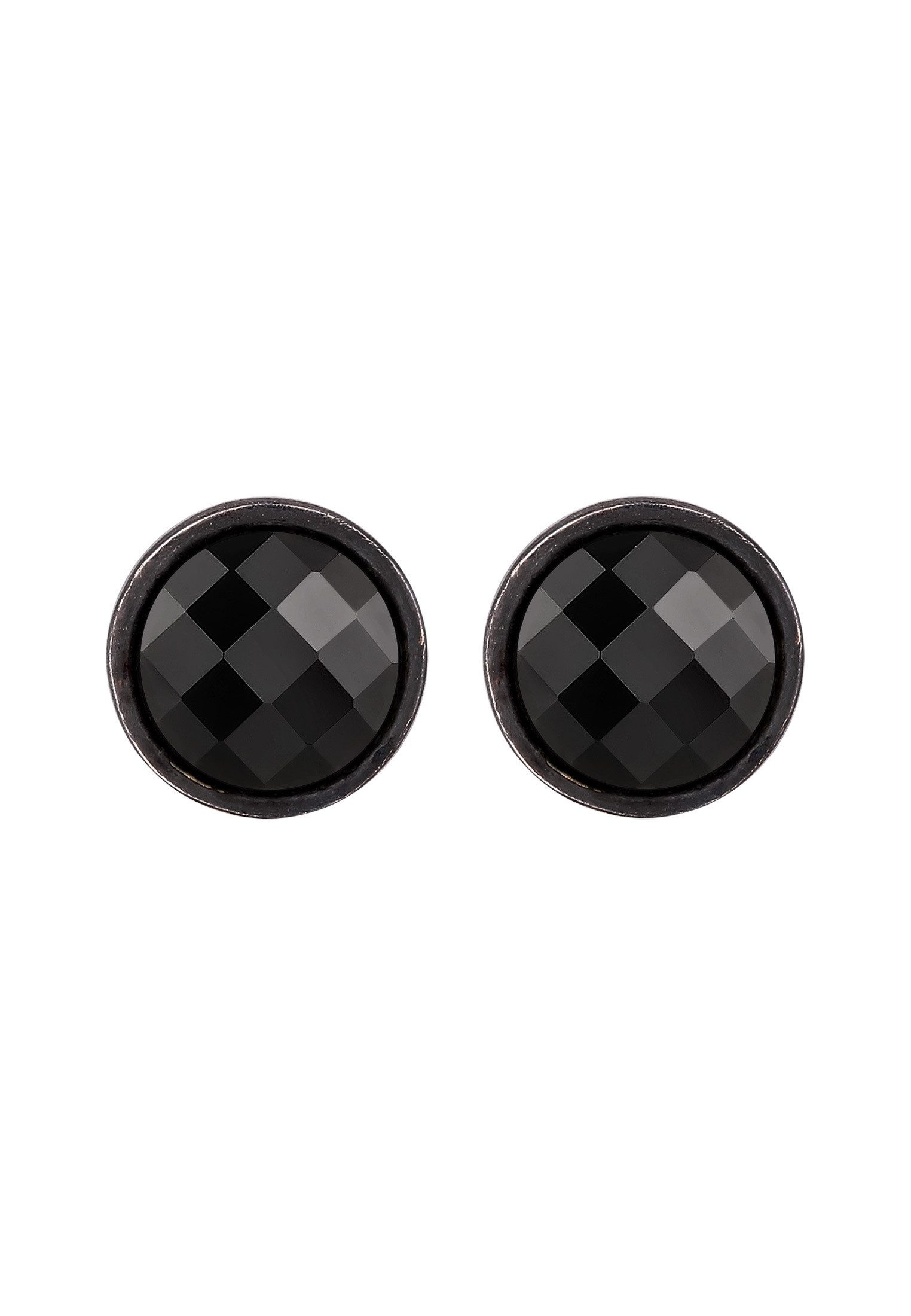 Kuzzoi Paar Ohrstecker Swarovski Kristalle Schwarz 925 Sterling Silber oxid günstig online kaufen