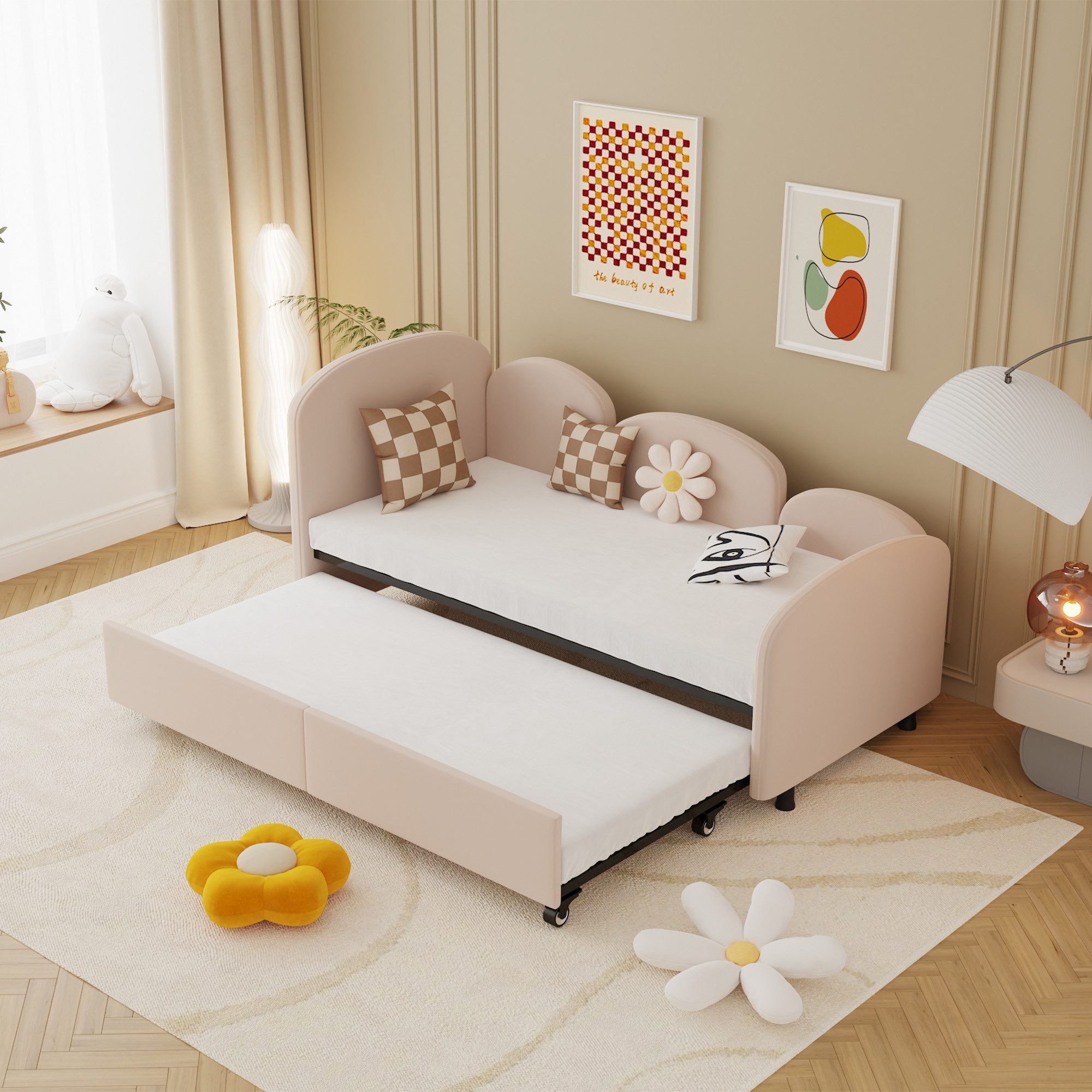 Flieks Daybett, Polsterbett Sofabett mit Ausziehbett günstig online kaufen