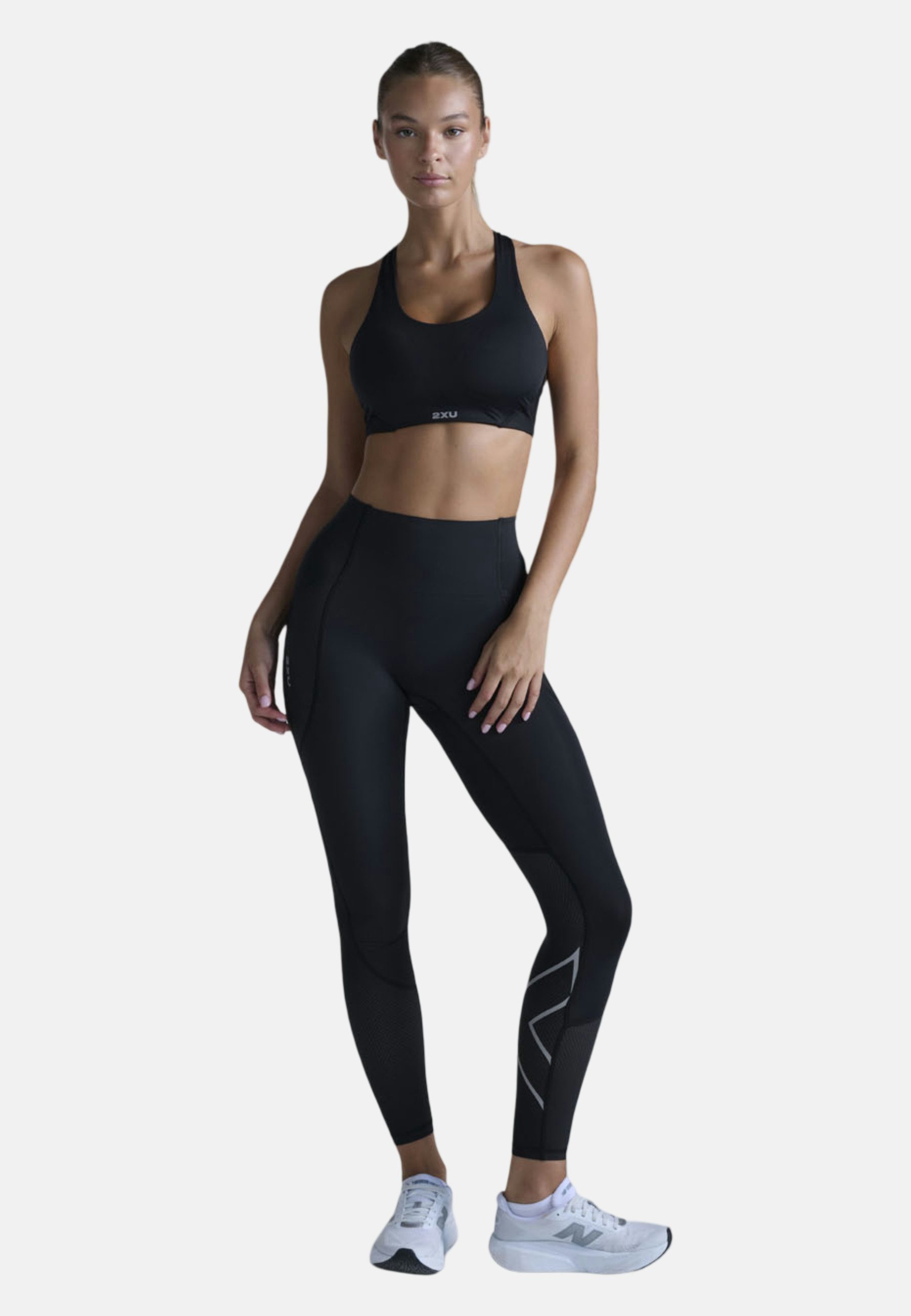 2xU Lauftights Aero Mesh Hi-Rise Tights (1-tlg)