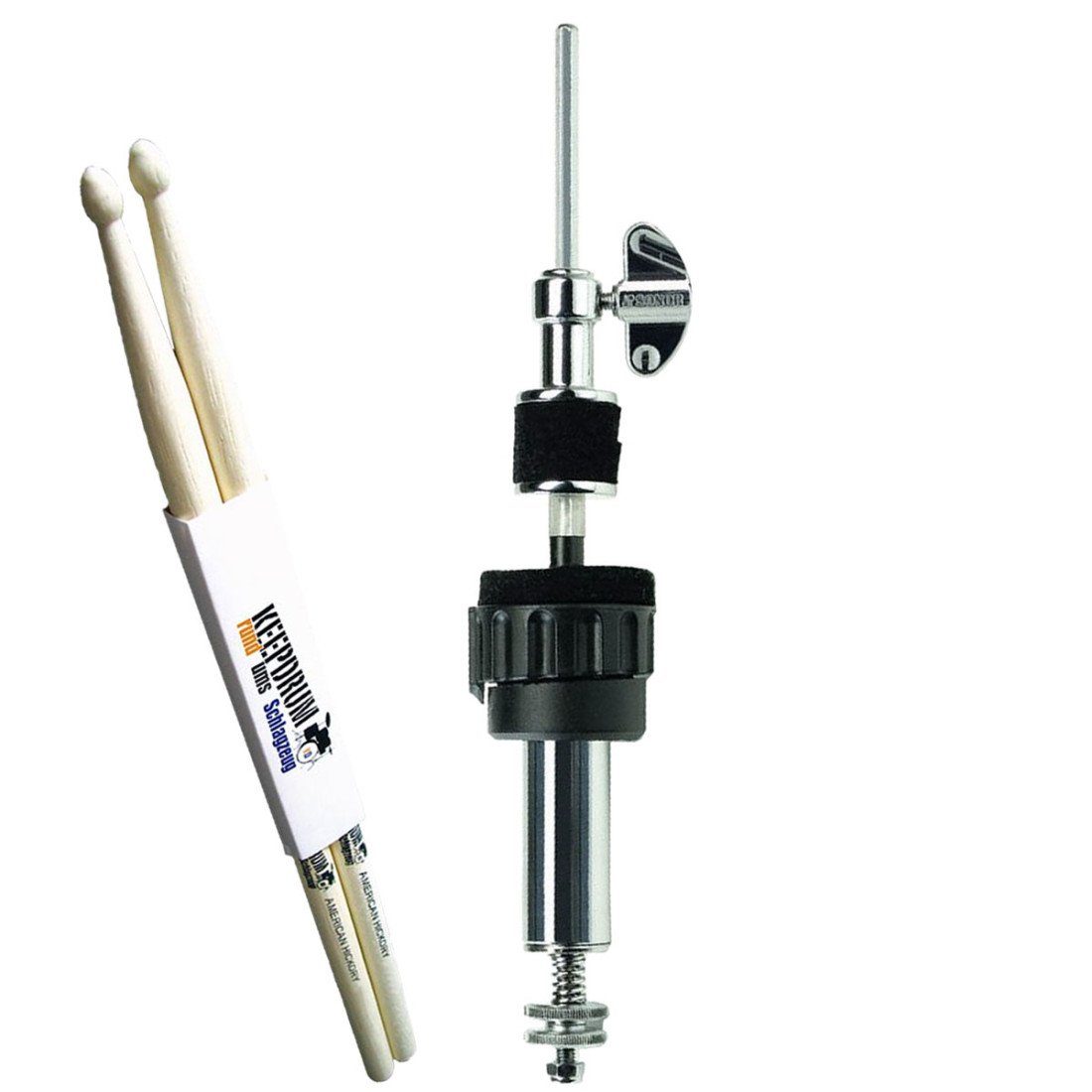 SONOR Schlagzeug Sonor HiHat Halter XH-674 X-Hat mit Sticks
