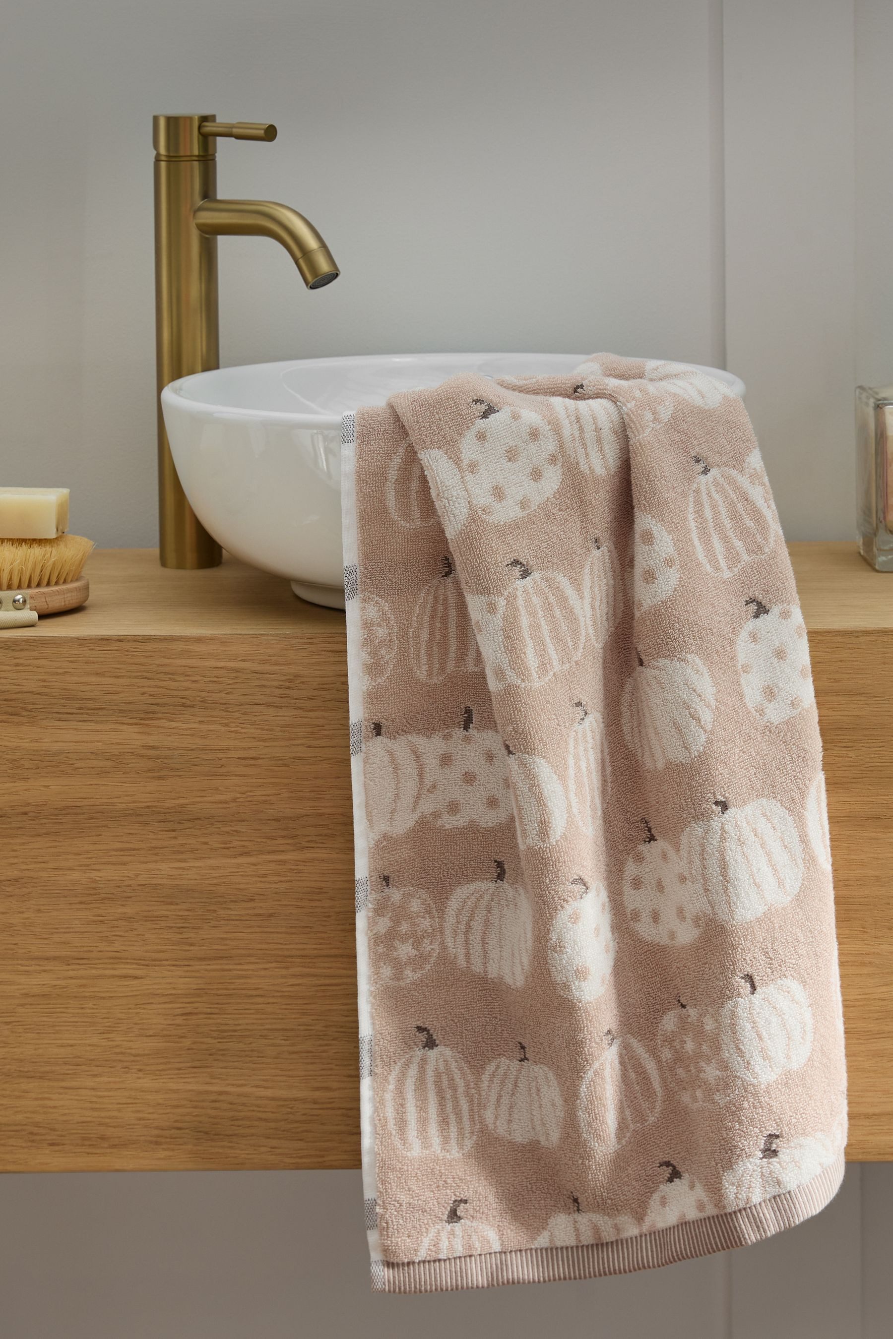 Next Handtuch Handtuch aus 100 % Baumwolle, Herbstkürbis, (1-St) günstig online kaufen