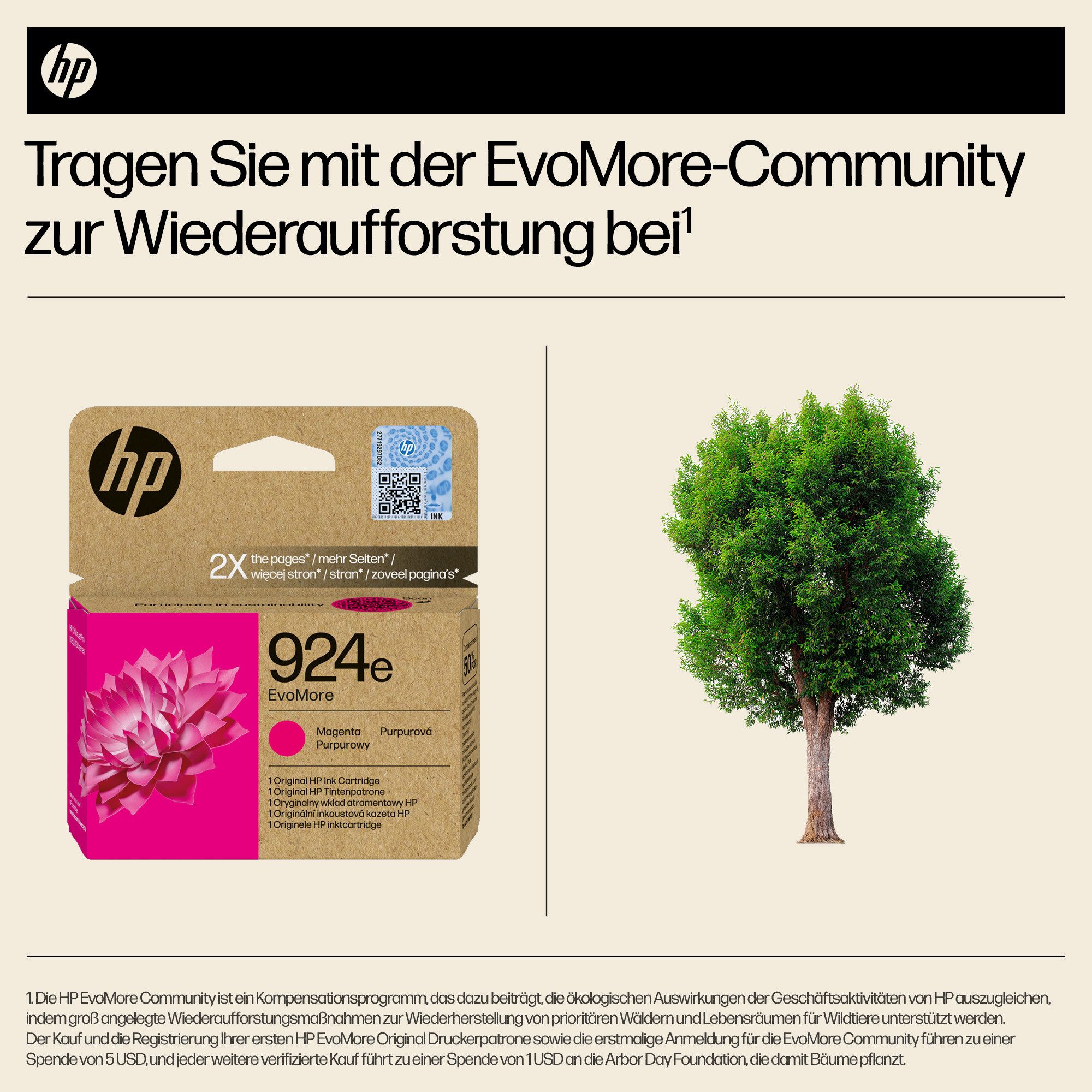 HP HP Inc. 4K0U8NE#CE1 HP 924e Magenta Tintenpatrone Tintenpatrone