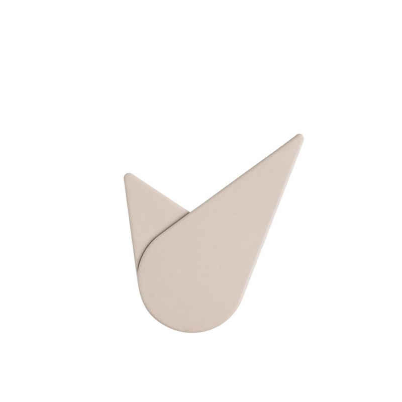 Stelton Wanduhr Birdie (powder / Beige, analog, ohne Zahlen, aus Edelstahl)