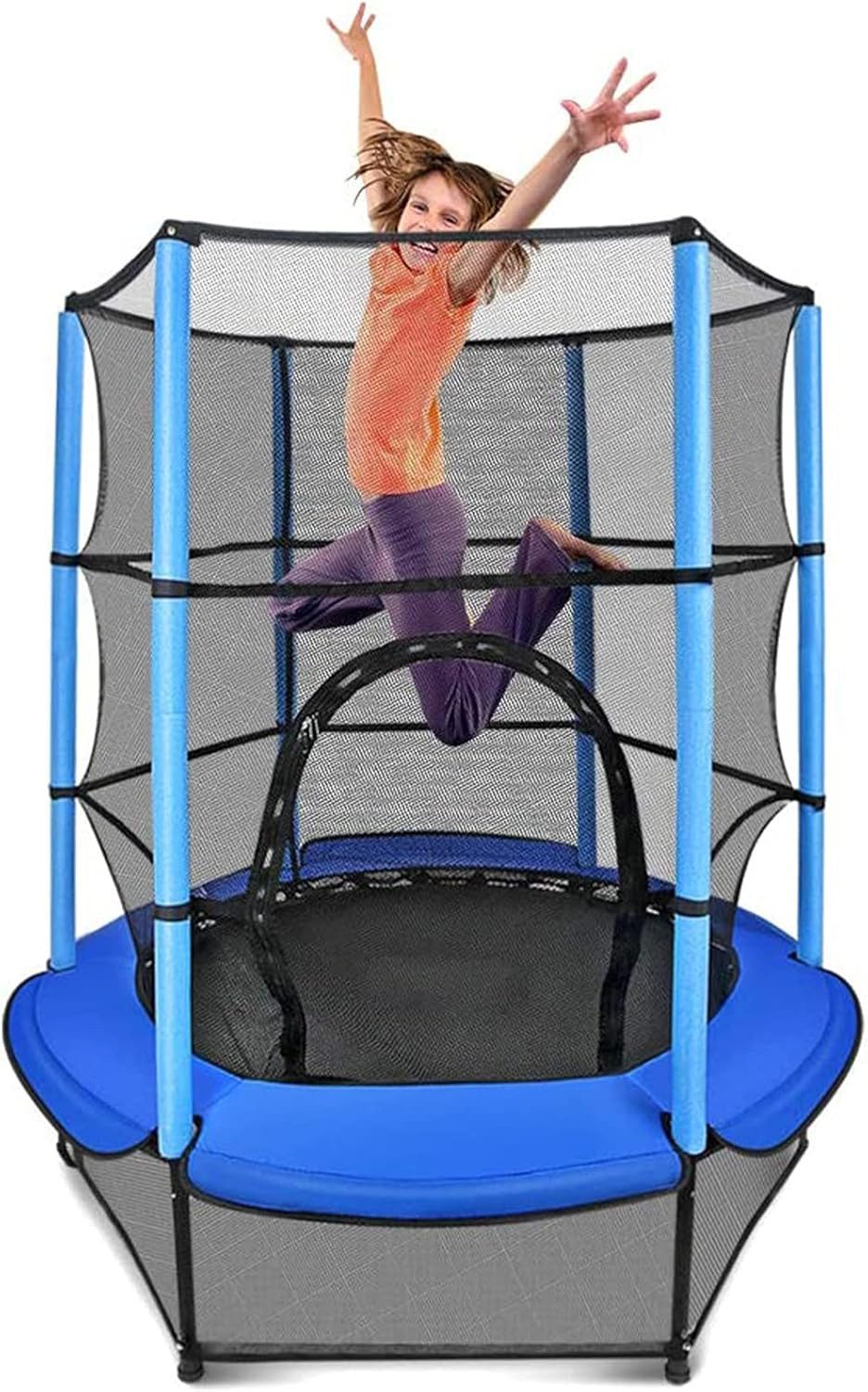 Diyarts Kindertrampolin, Ø 140 cm, (Indoor Trampolin, mit Sicherheitsnetz), günstig online kaufen