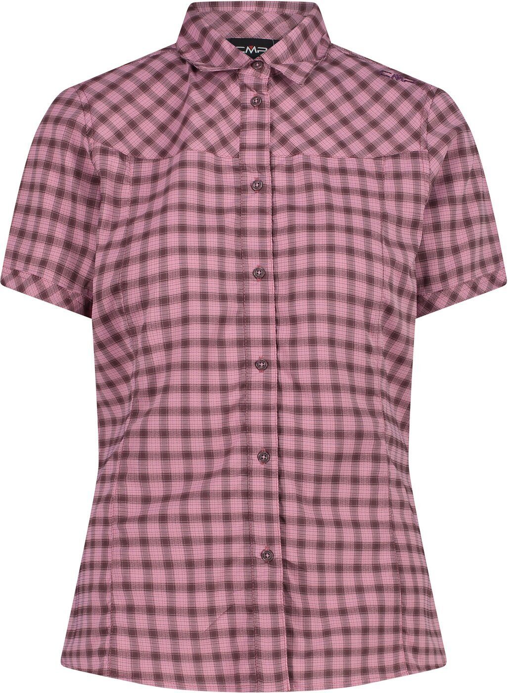 CAMPAGNOLO Outdoorbluse WOMAN SHIRT 74ZN FARD-PLUM-ANTRACITE