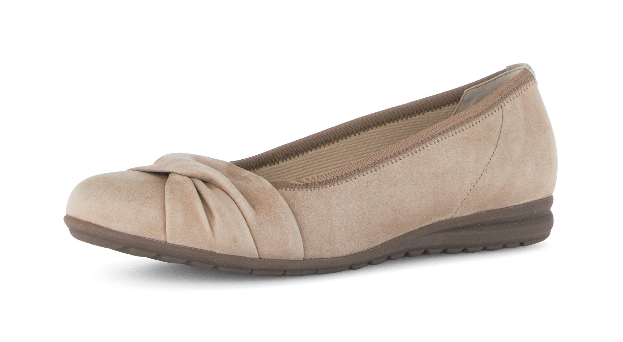Gabor FLORENZ Ballerina Businessschuh, Slipper, Schlupfschuh mit Zierriegel, Weite G (weit)