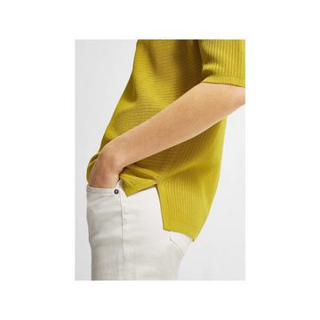 Comma V-Ausschnitt-Pullover uni regular fit (1-tlg)